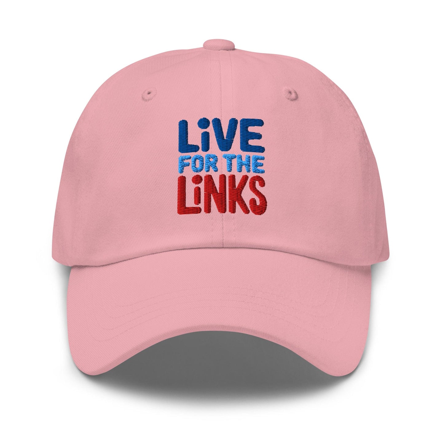 Live For The Links Fun Embroidered Golf Cap - Funny Golf Tee by Swing Epic
