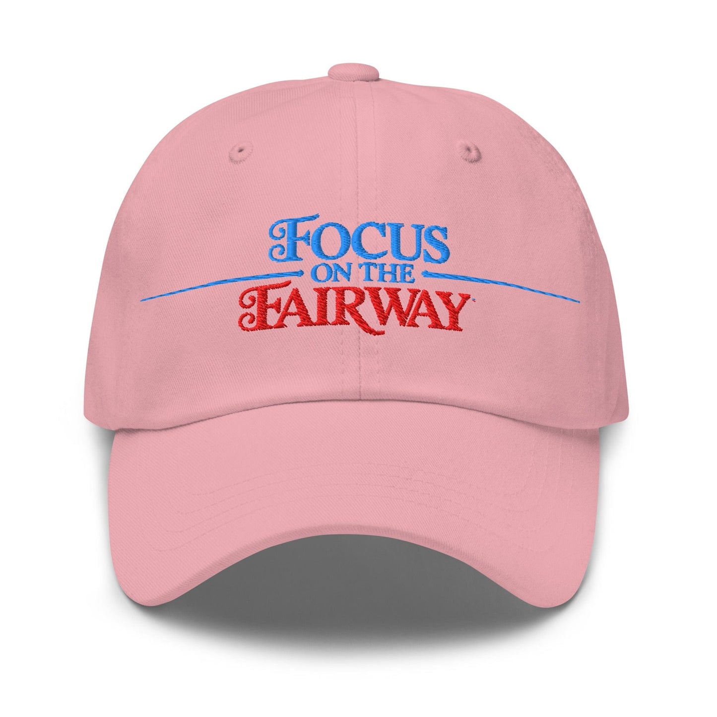 Focus on the Fairway Embroidered Golf Cap - Funny Golf Tee by Swing Epic