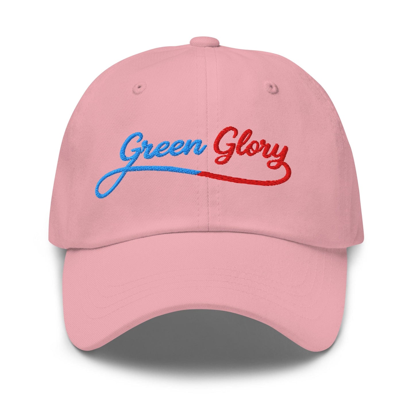 Green Glory Star Fun Floral Print Embroidered Golf Cap - Funny Golf Tee by Swing Epic