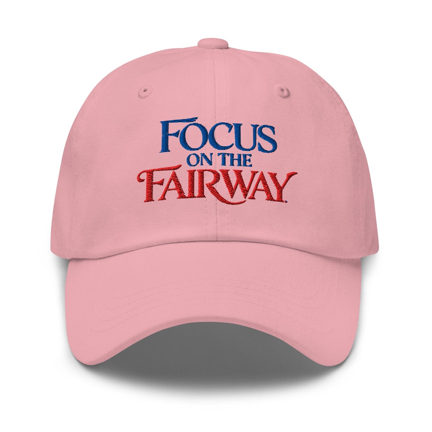 Focus on the Fairway Embroidered Golf Cap - Funny Golf Tee by Swing Epic