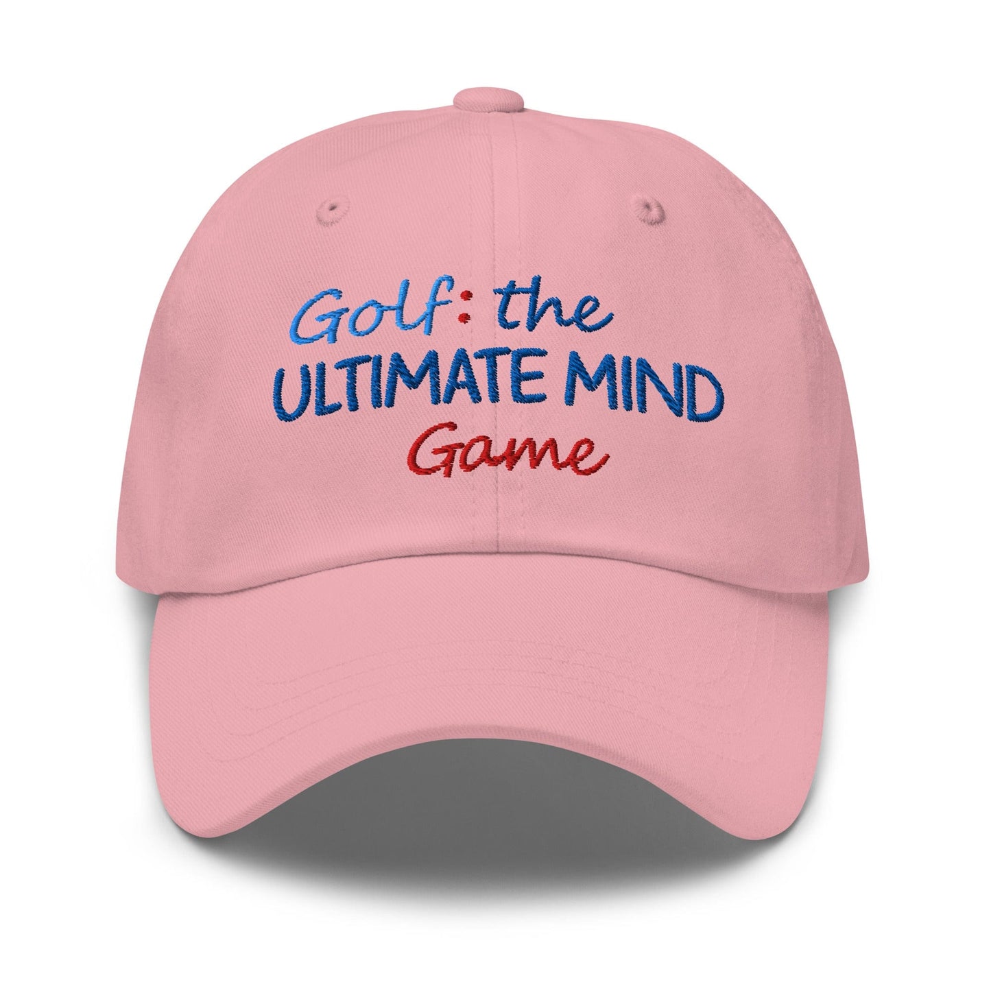 Golf: The Ultimate Mind Game Embroidered Golf Cap - Funny Golf Tee by Swing Epic