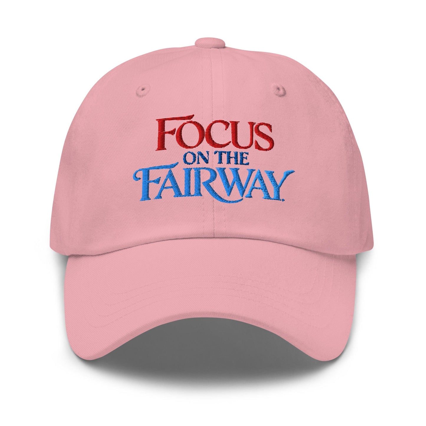 Focus on the Fairway Embroidered Golf Cap - Funny Golf Tee by Swing Epic