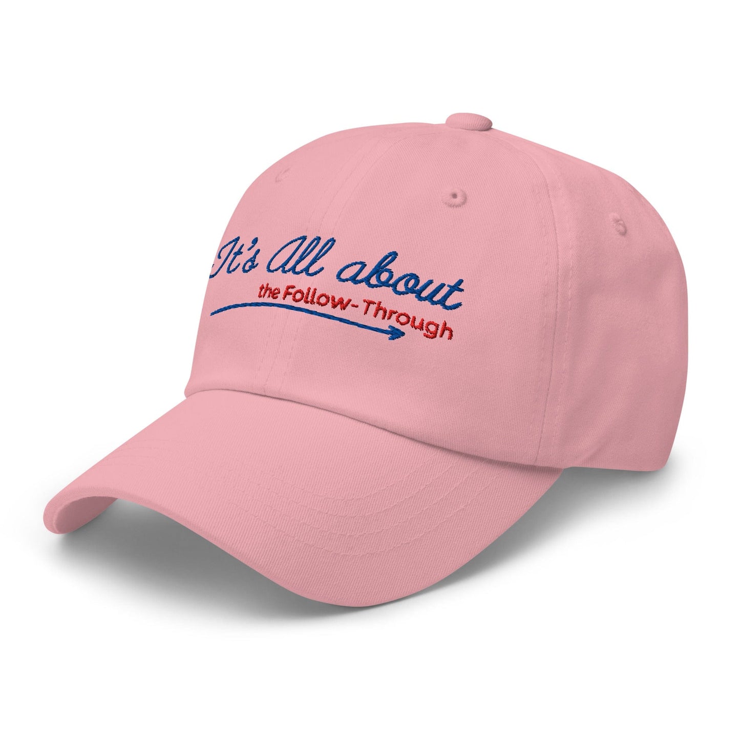 It's All About the Follow-Through Embroidered Golf Cap - Funny Golf Tee by Swing Epic