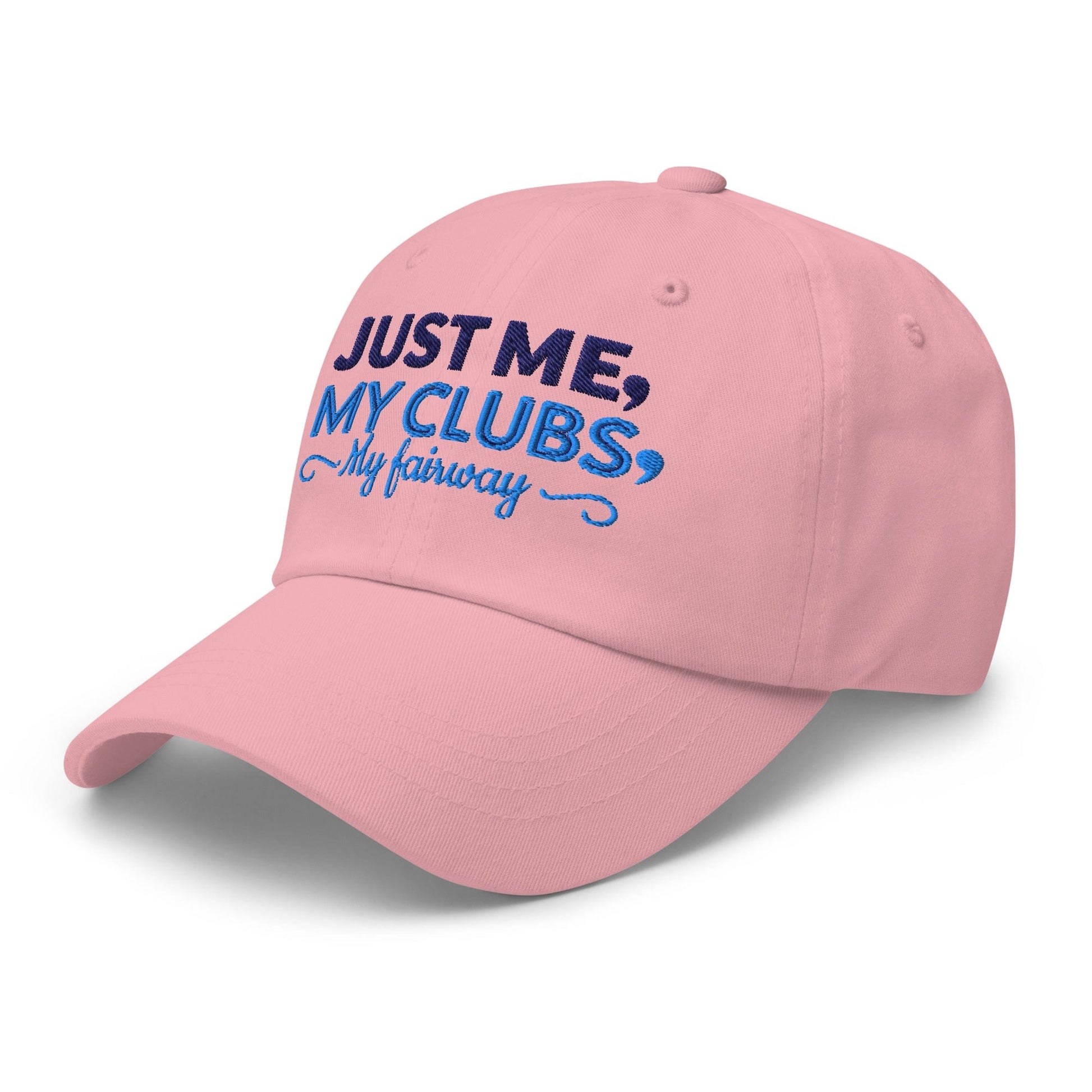 Just Me My Clubs My Fairway Engaging Embroidered Golf Cap - Funny Golf Tee by Swing Epic