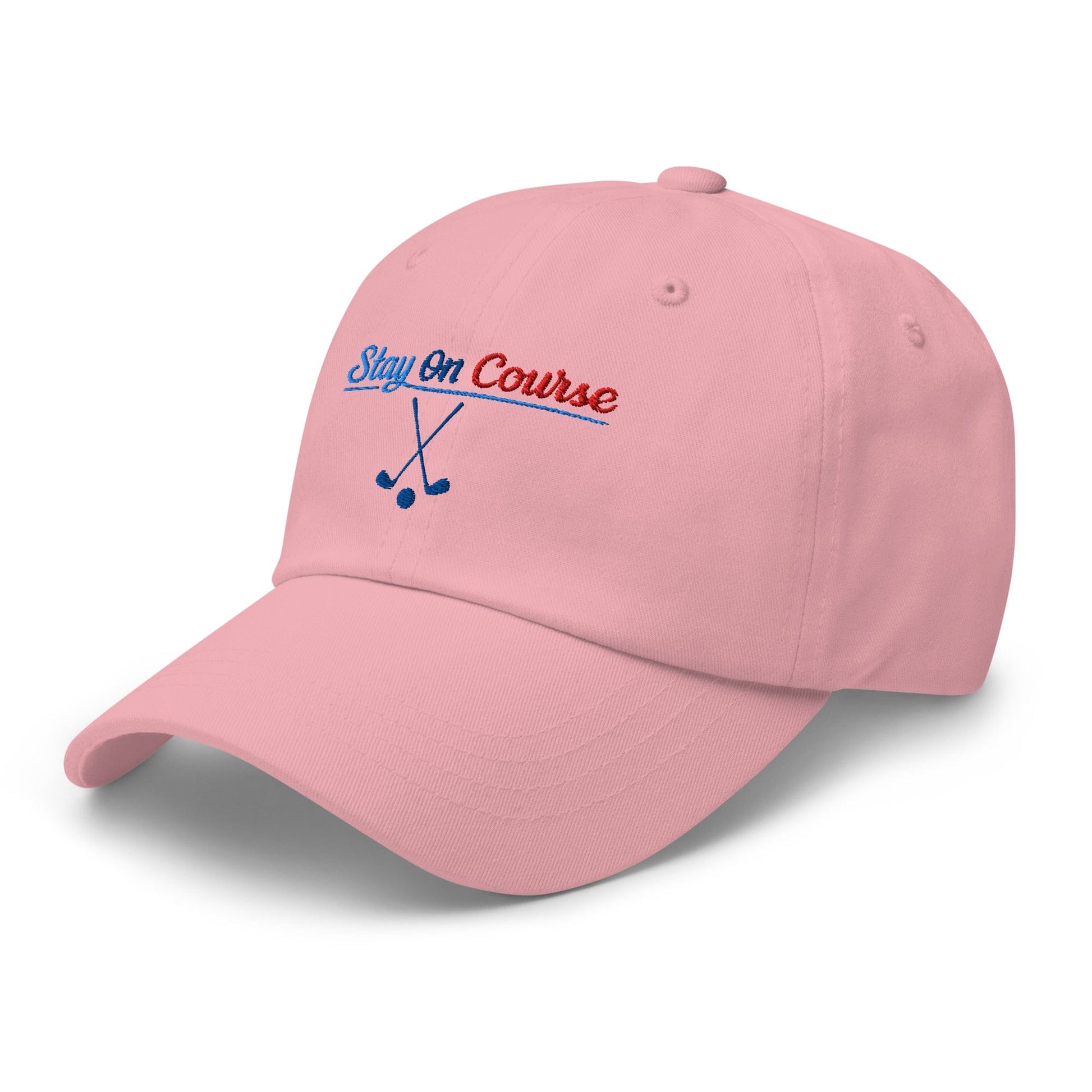 Stay On Course Engaging Quirky Embroidered Golf Cap - Funny Golf Tee by Swing Epic