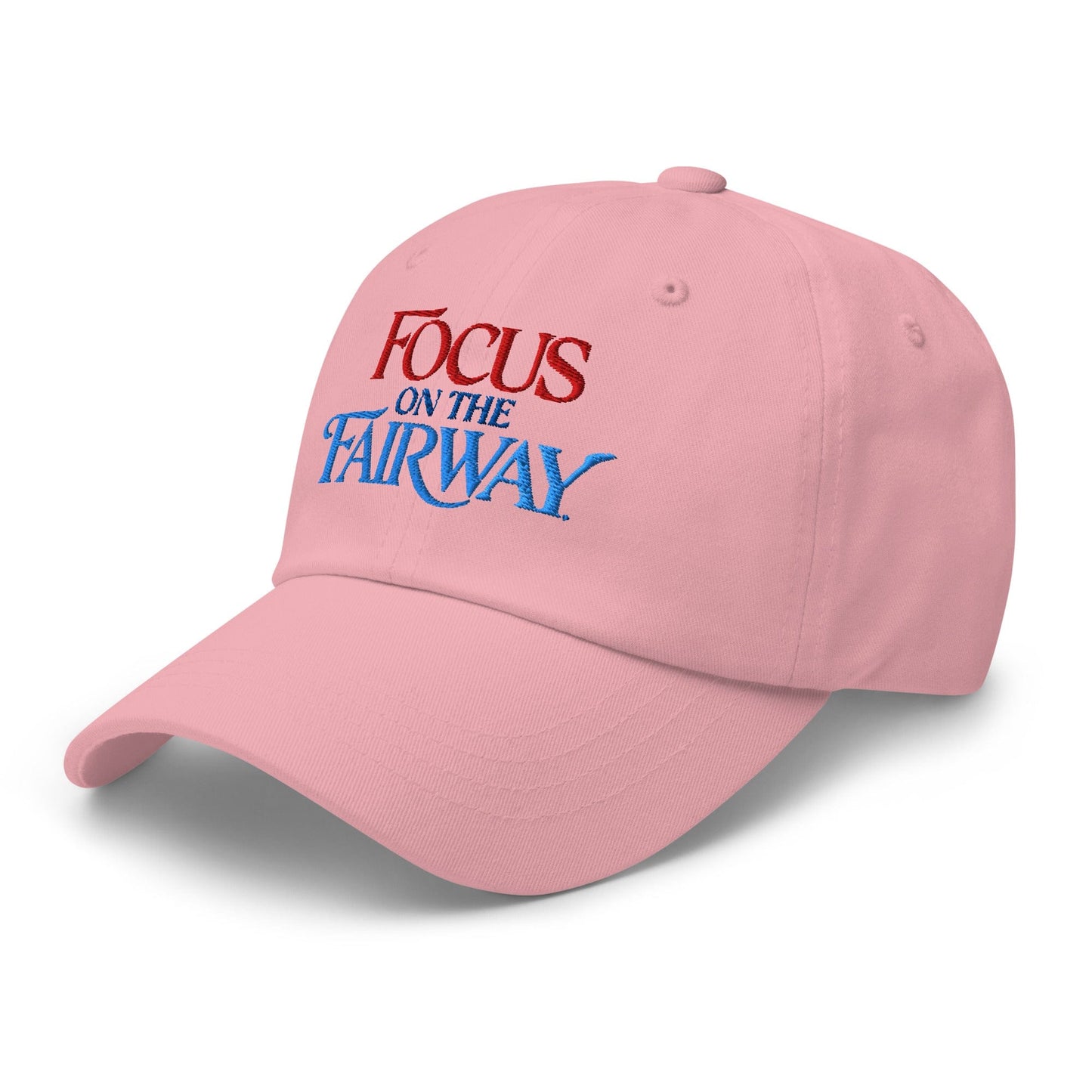 Focus on the Fairway Embroidered Golf Cap - Funny Golf Tee by Swing Epic