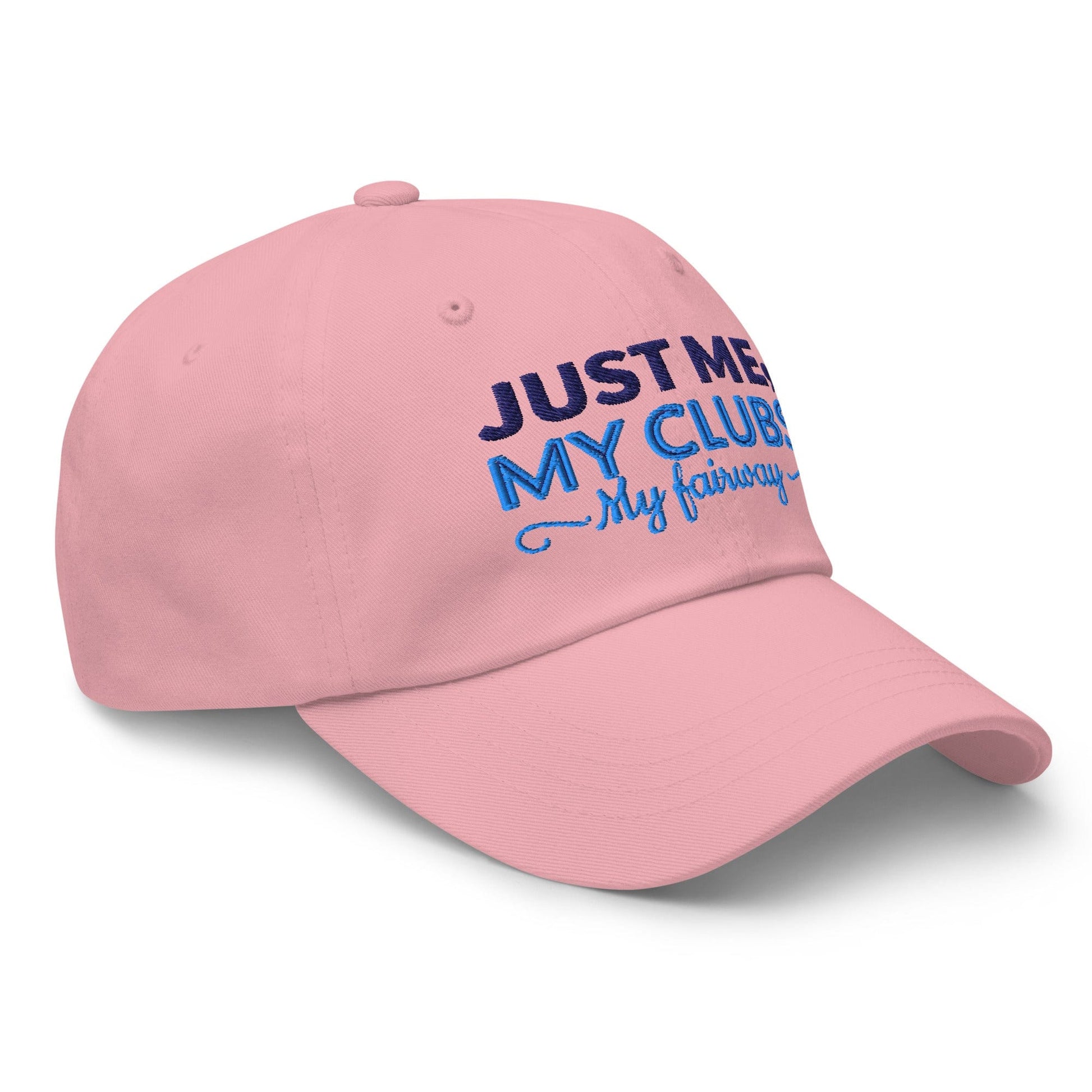 Just Me My Clubs My Fairway Engaging Embroidered Golf Cap - Funny Golf Tee by Swing Epic