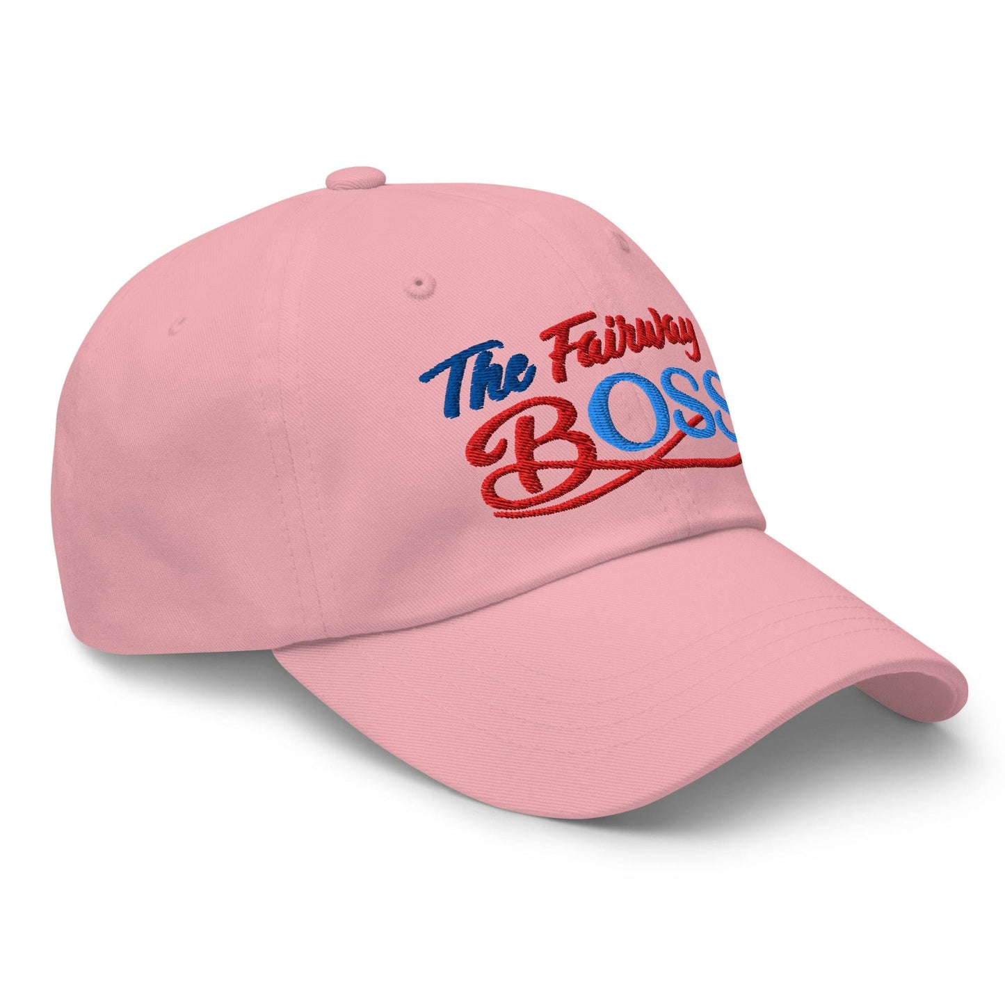 The Fairway Boss Sparkling Glitter Print Embroidered Golf Cap - Funny Golf Tee by Swing Epic