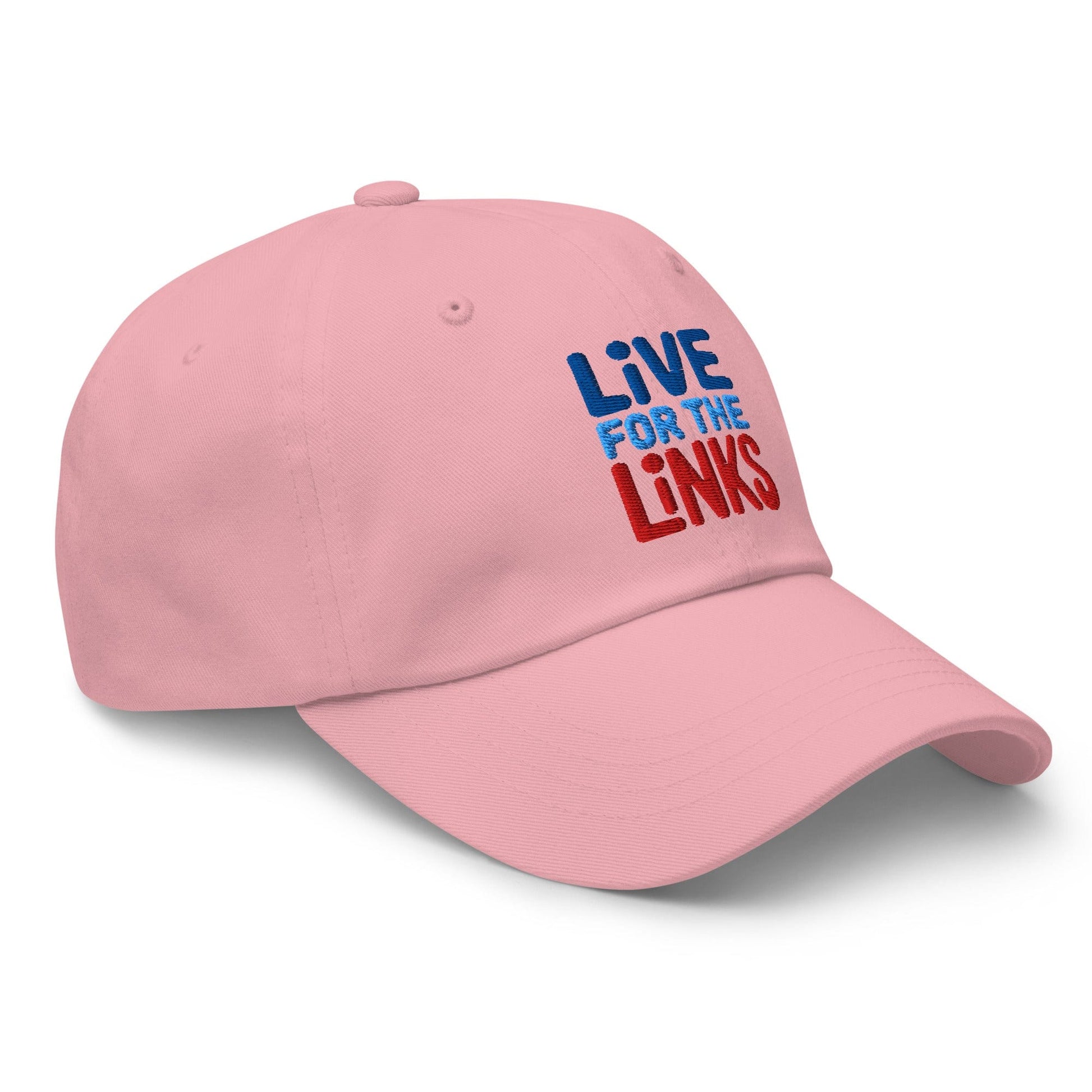 Live For The Links Fun Embroidered Golf Cap - Funny Golf Tee by Swing Epic