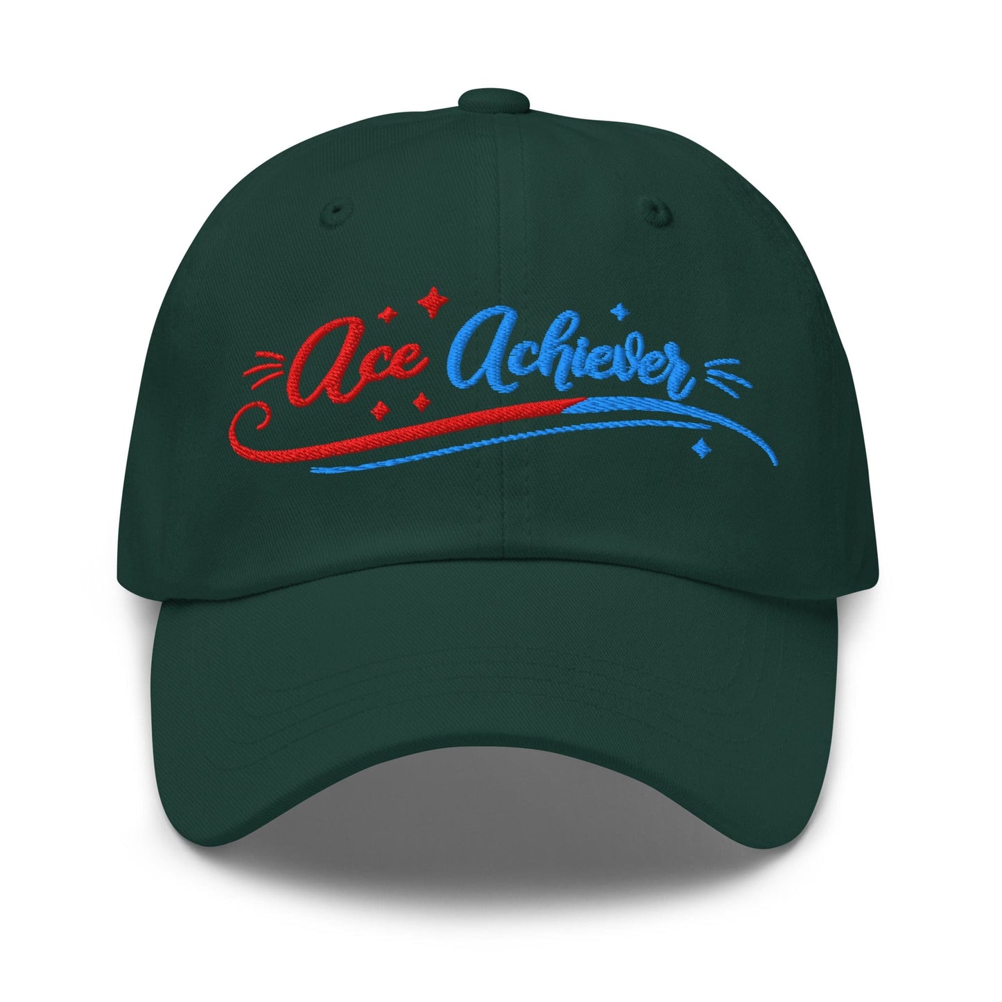 Ace Achiever Sparkle Magic Swirl Embroidered Golf Cap - Funny Golf Tee by Swing Epic