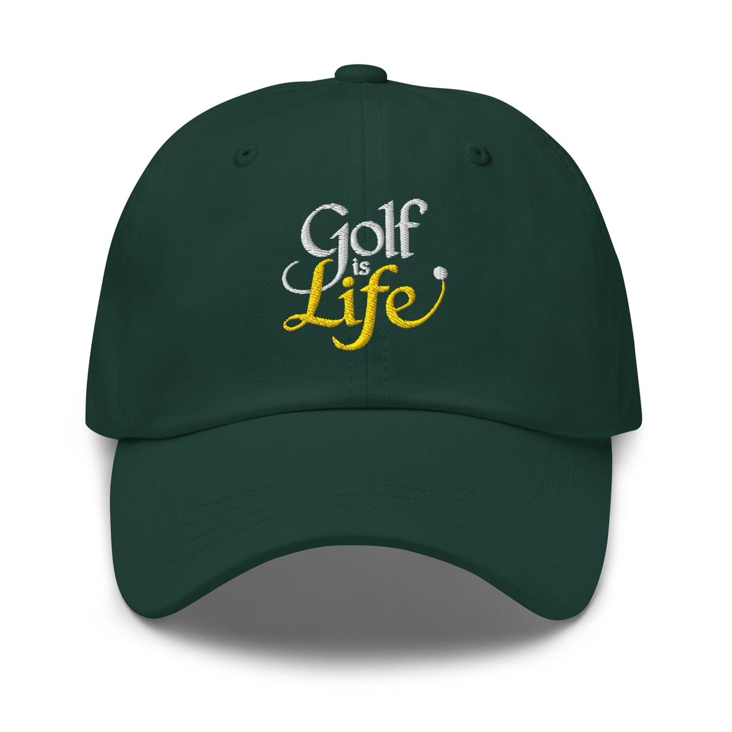 Golf is Life Embroidered Golf Cap - Funny Golf Tee by Swing Epic