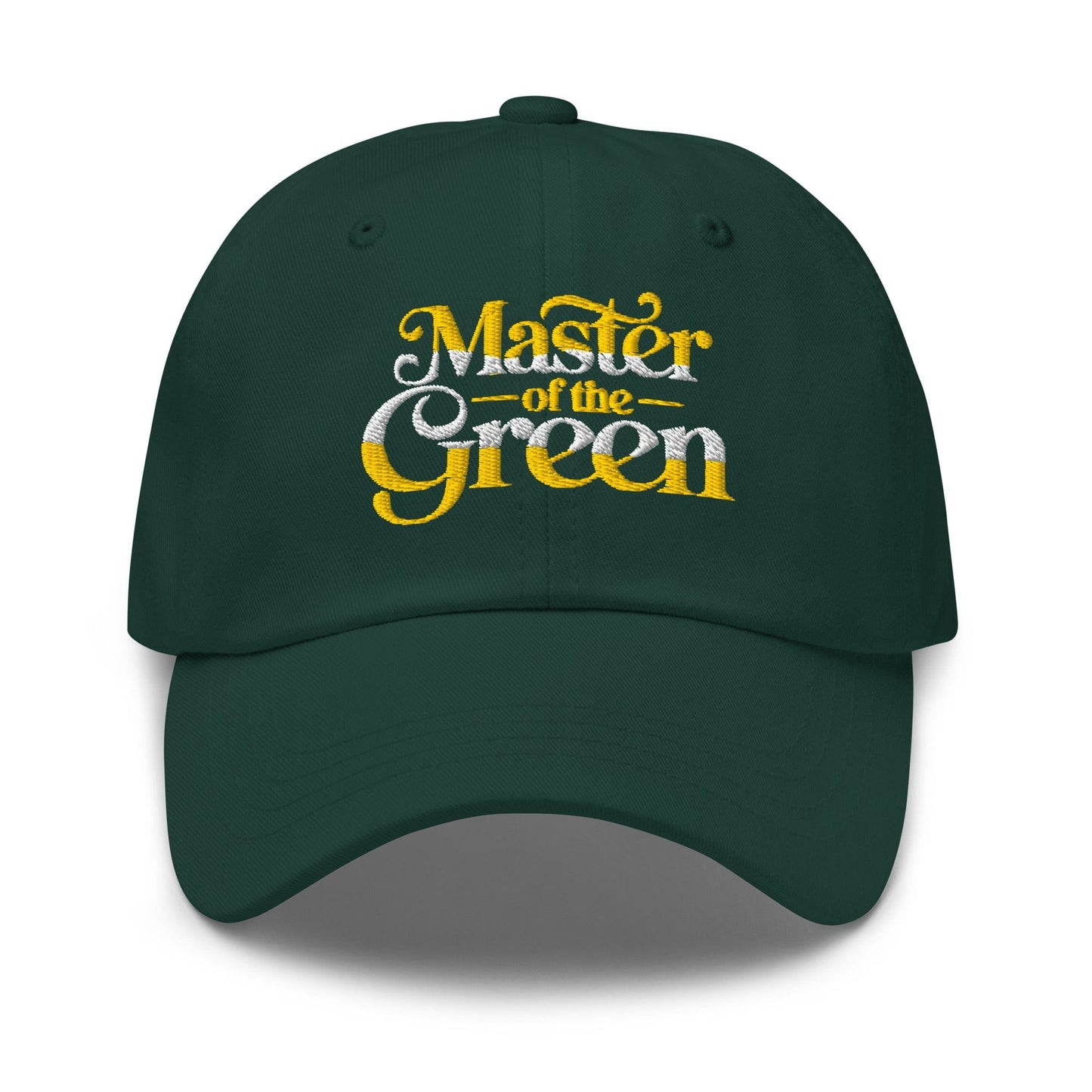 Master of the Green Engaging Embroidered Golf Cap - Funny Golf Tee by Swing Epic