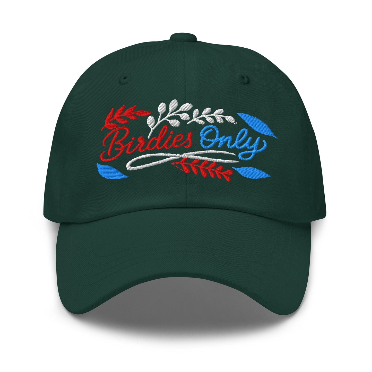 Birdies Only Fun Spirit Design Embroidered Golf Cap - Funny Golf Tee by Swing Epic