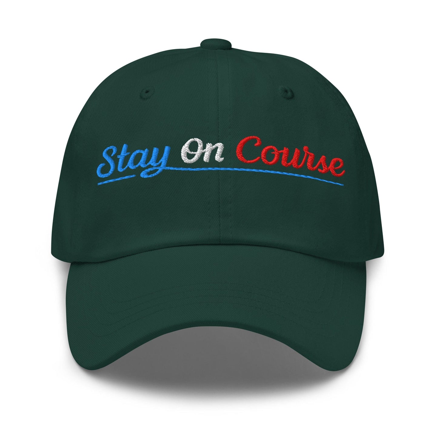 Stay On Course Embroidered Golf Cap - Funny Golf Tee by Swing Epic