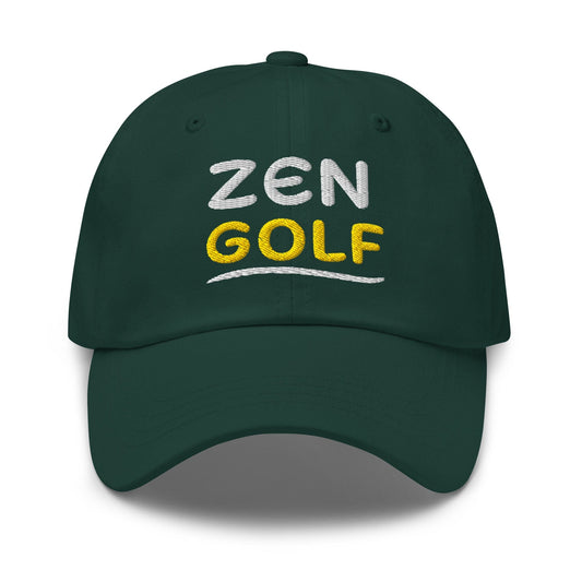 Zen Golf Embroidered Golf Cap - Funny Golf Tee by Swing Epic