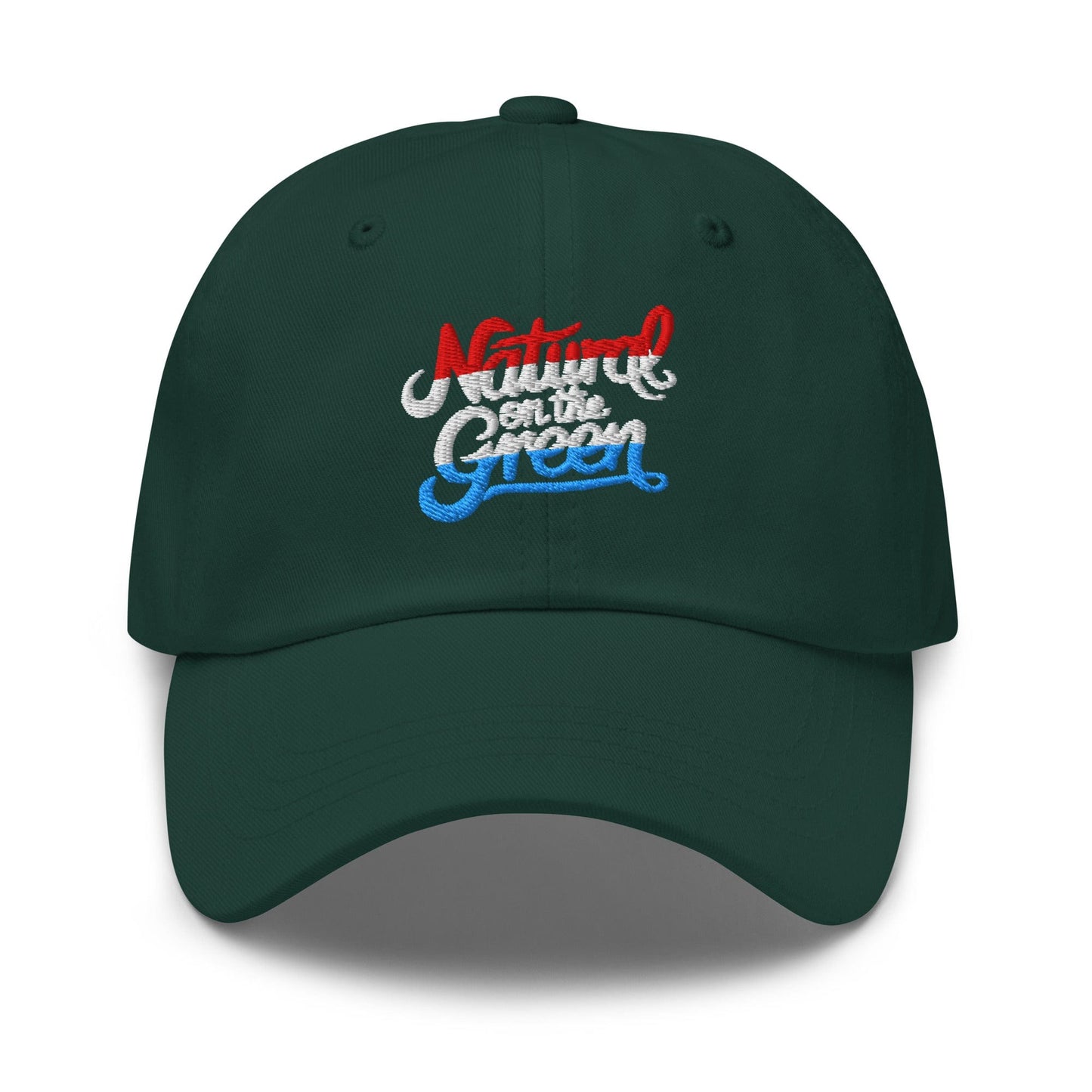 Natural on the Green Fun Embroidered Golf Cap - Funny Golf Tee by Swing Epic