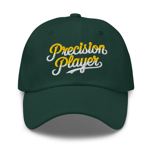 Precision Player Fun Embroidered Golf Cap - Funny Golf Tee by Swing Epic