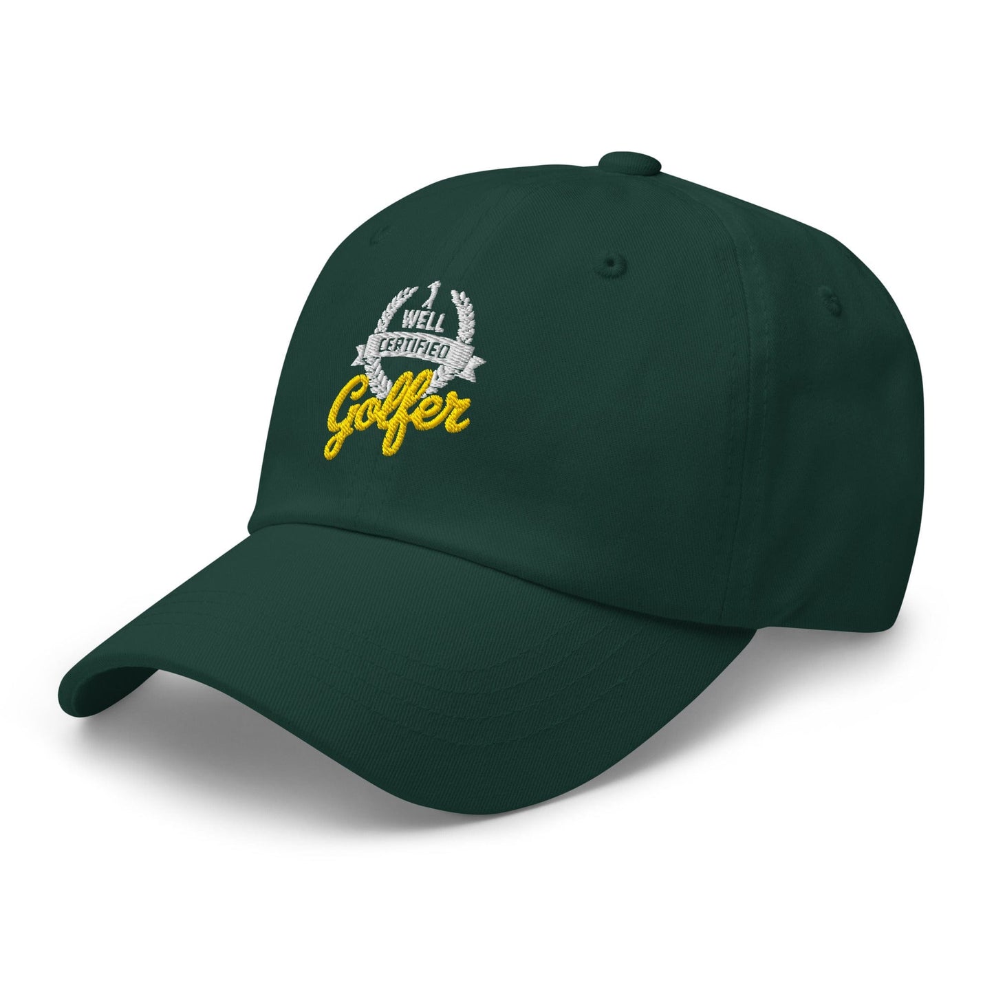 Well Certified Golfer Embroidered Golf Cap - Funny Golf Tee by Swing Epic