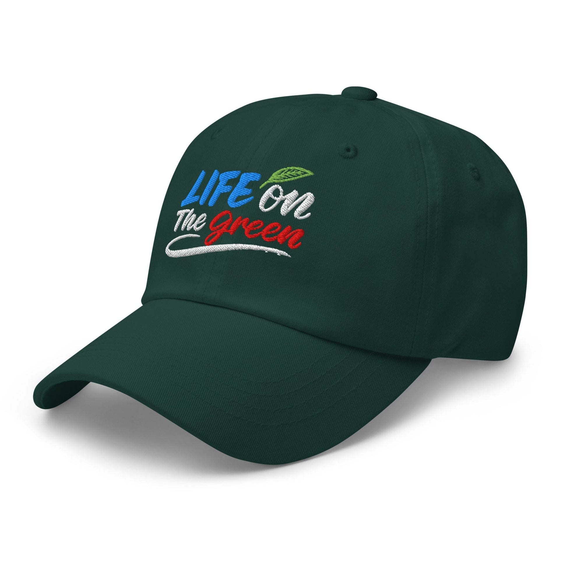 LIFE on The Green Embroidered Golf Cap - Funny Golf Tee by Swing Epic