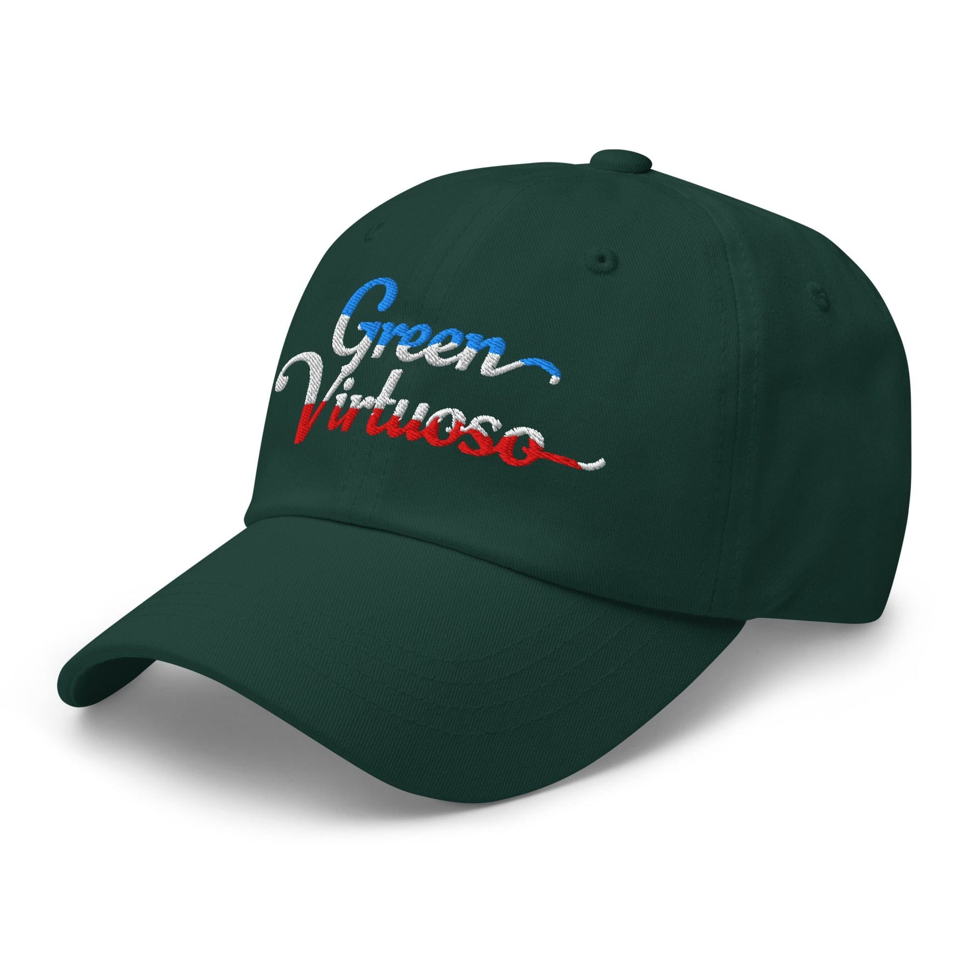 Green Virtuoso Engaging Fun Spirit Embroidered Golf Cap - Funny Golf Tee by Swing Epic