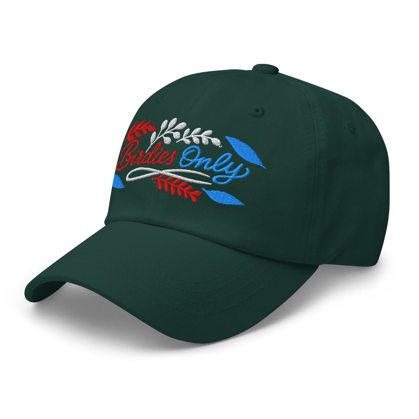 Birdies Only Fun Spirit Design Embroidered Golf Cap - Funny Golf Tee by Swing Epic