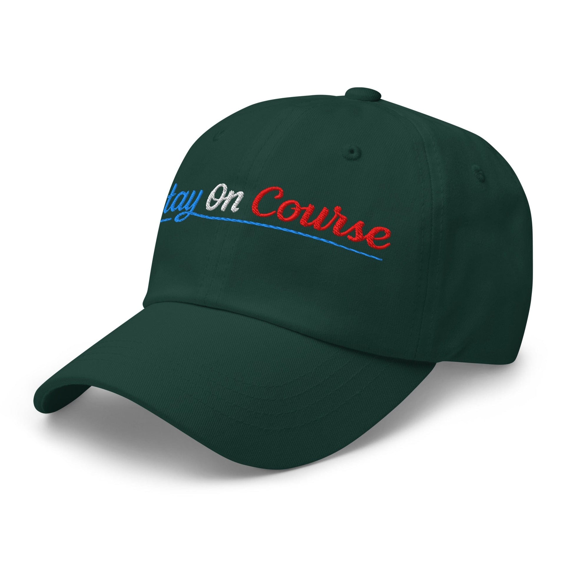 Stay On Course Embroidered Golf Cap - Funny Golf Tee by Swing Epic