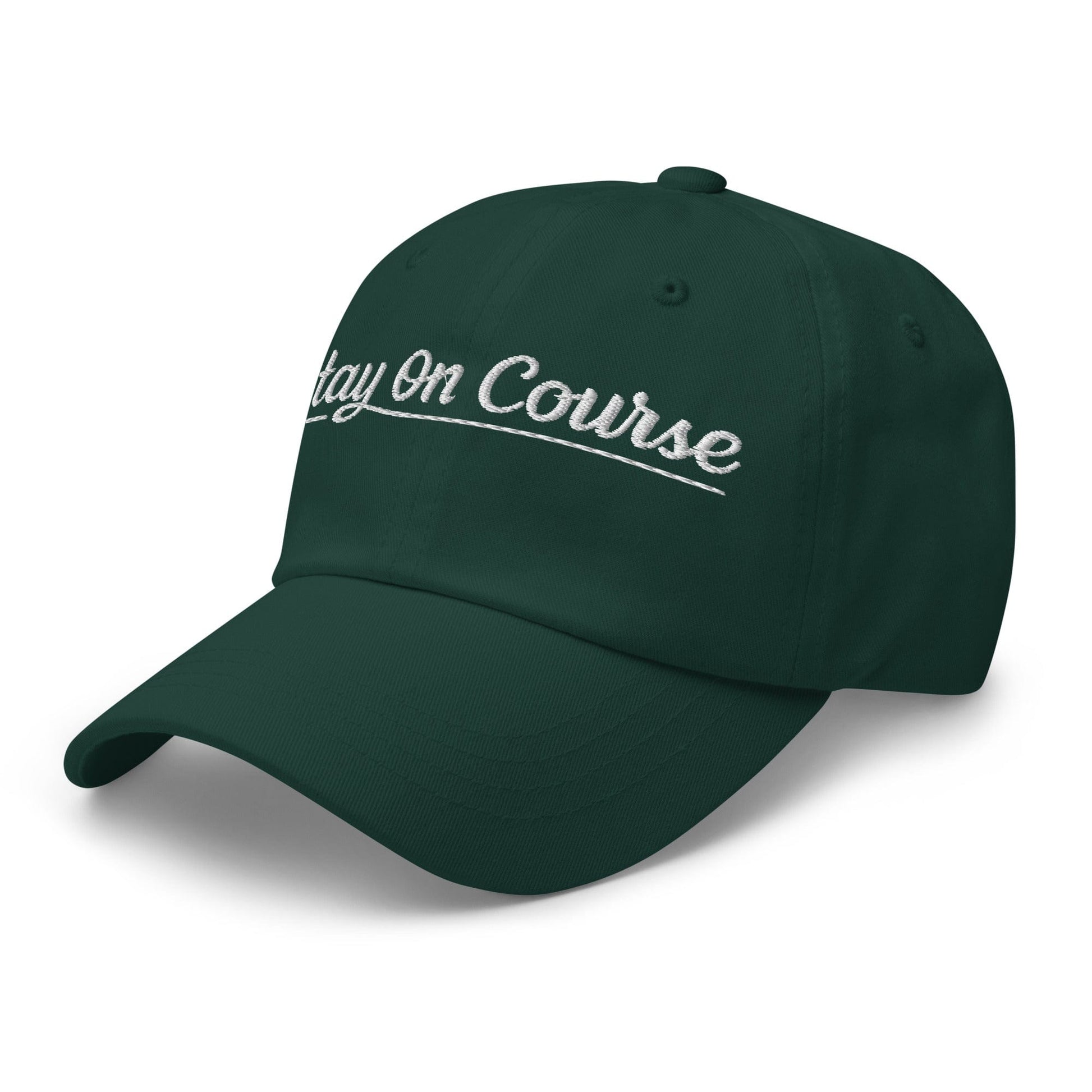 Stay On Course Embroidered Golf Cap - Funny Golf Tee by Swing Epic