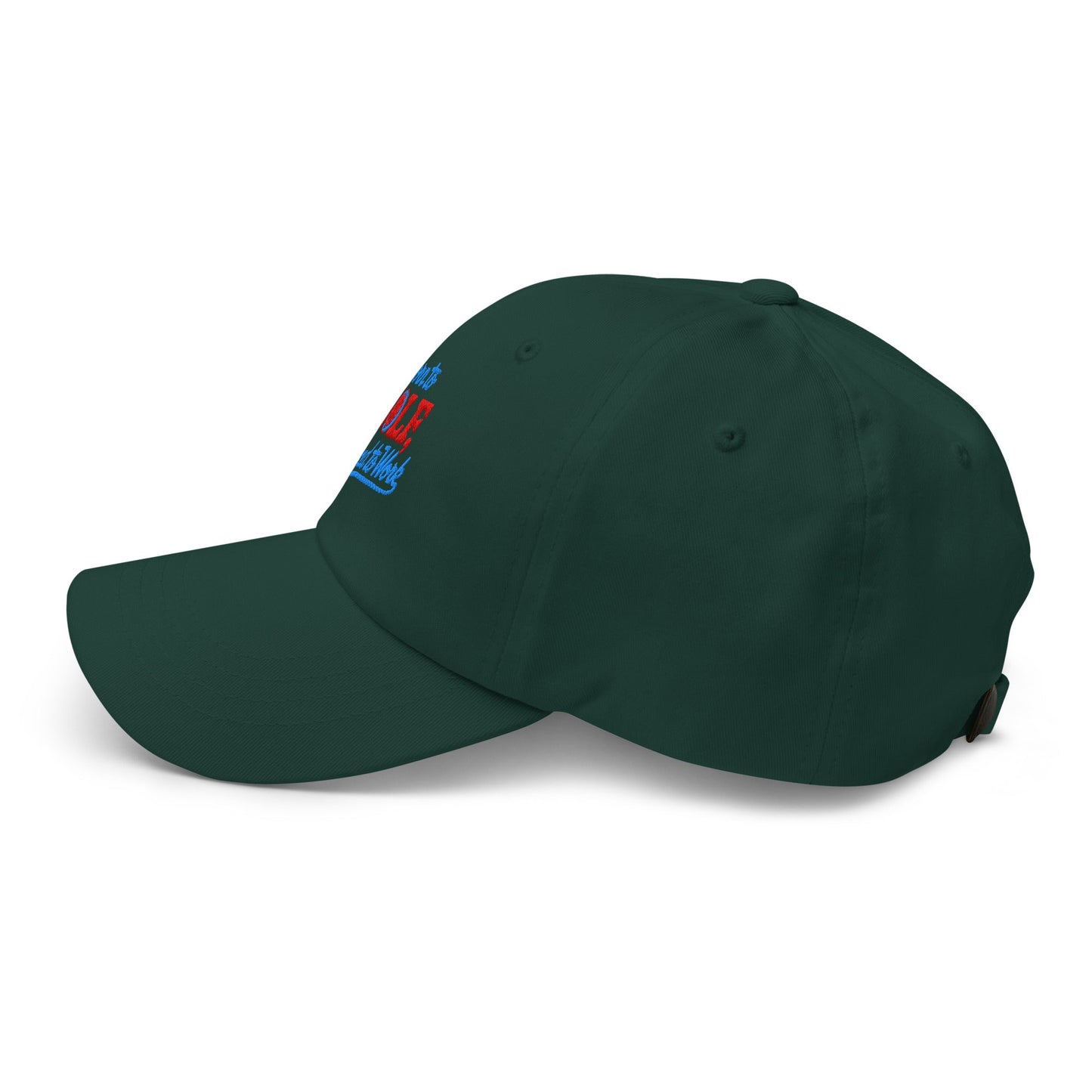 Born to Golf Forced to Work Embroidered Golf Cap - Funny Golf Tee by Swing Epic
