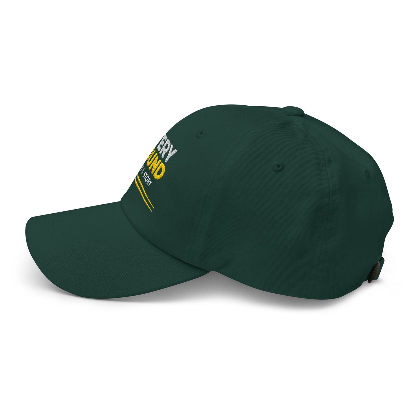 Every Round Tells A Story Embroidered Golf Cap - Funny Golf Tee by Swing Epic