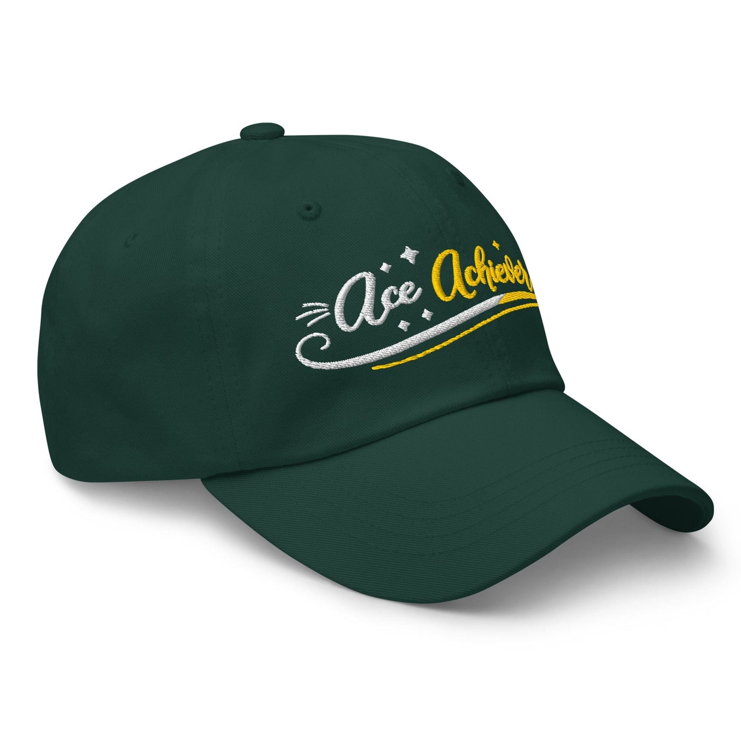 Ace Achiever Sparkle Magic Swirl Embroidered Golf Cap - Funny Golf Tee by Swing Epic
