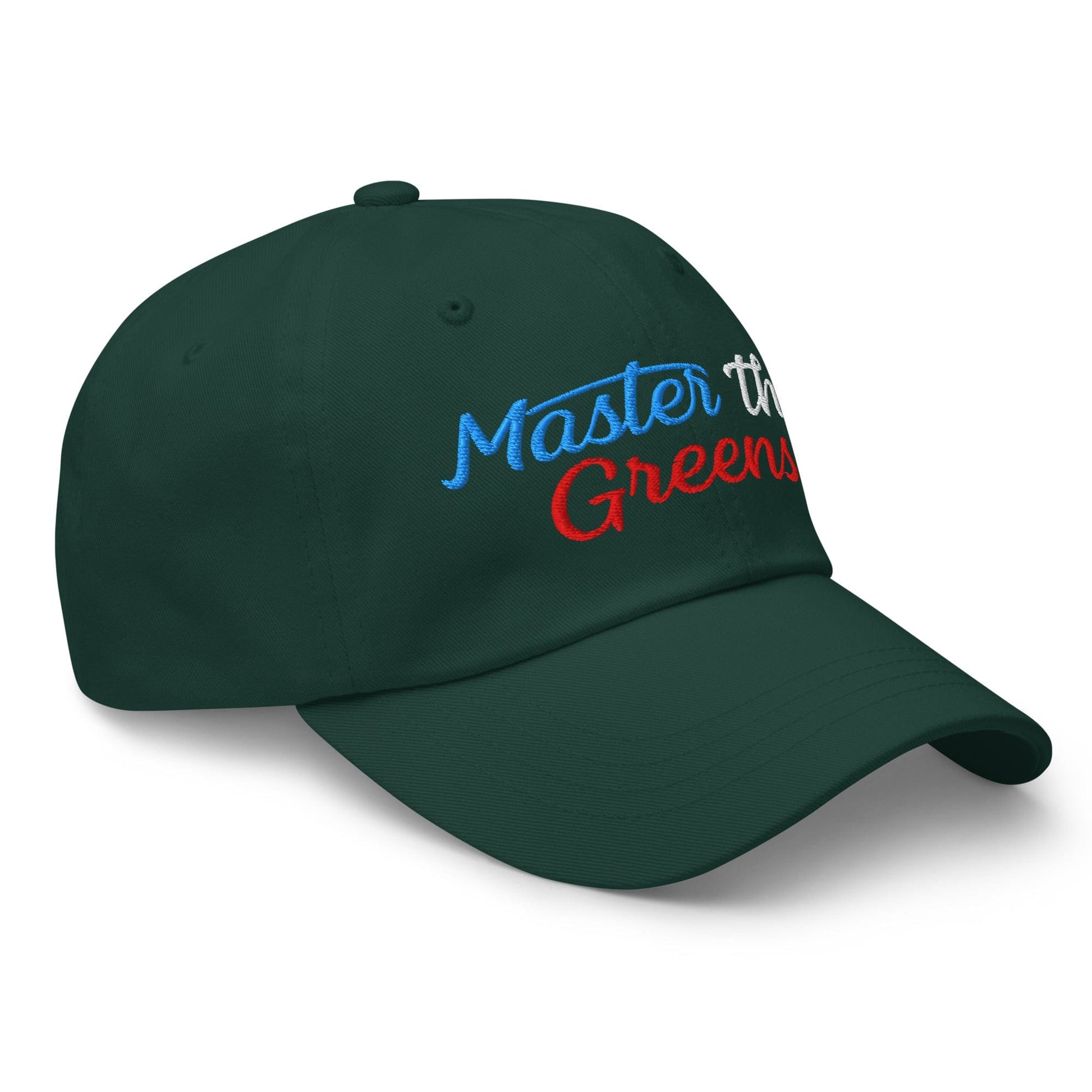 Master the Greens Embroidered Golf Cap - Funny Golf Tee by Swing Epic