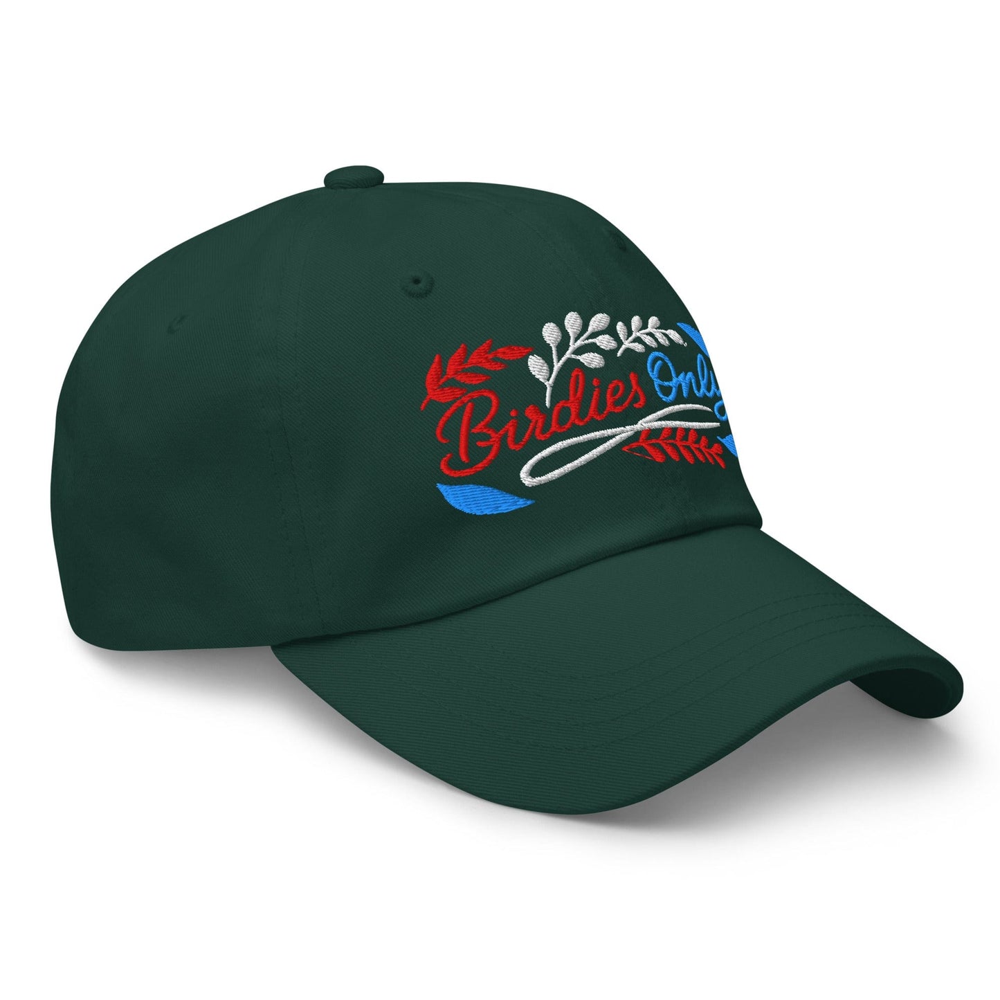 Birdies Only Fun Spirit Design Embroidered Golf Cap - Funny Golf Tee by Swing Epic