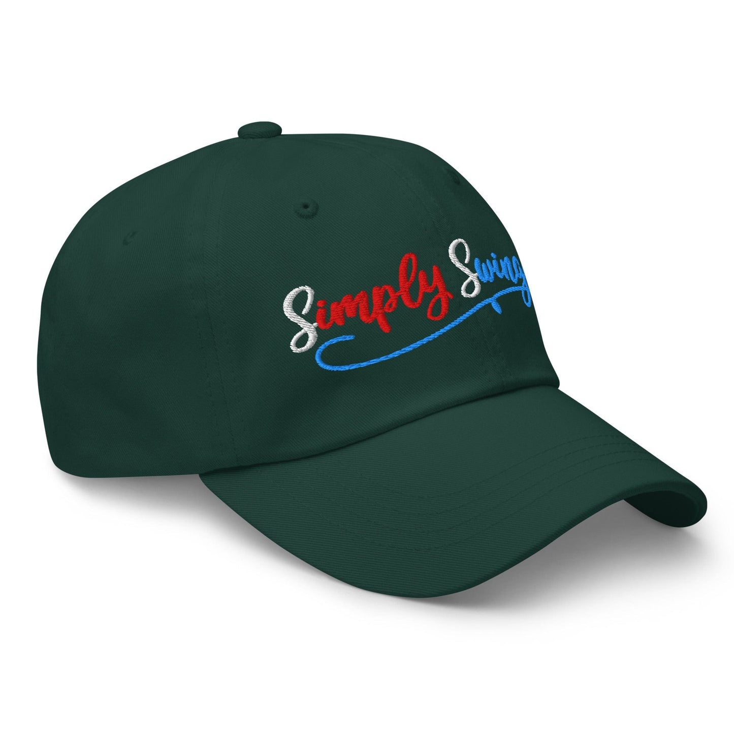 Simply Swinging Quirky Fun Embroidered Golf Cap - Funny Golf Tee by Swing Epic