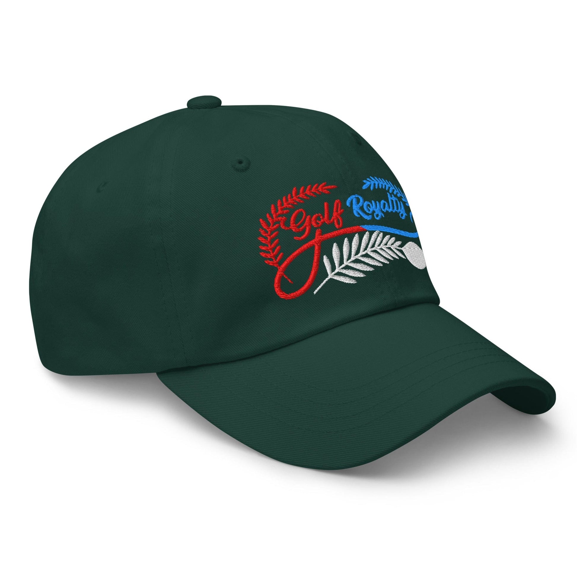 Golf Royalty Fun Design Embroidered Golf Cap - Funny Golf Tee by Swing Epic