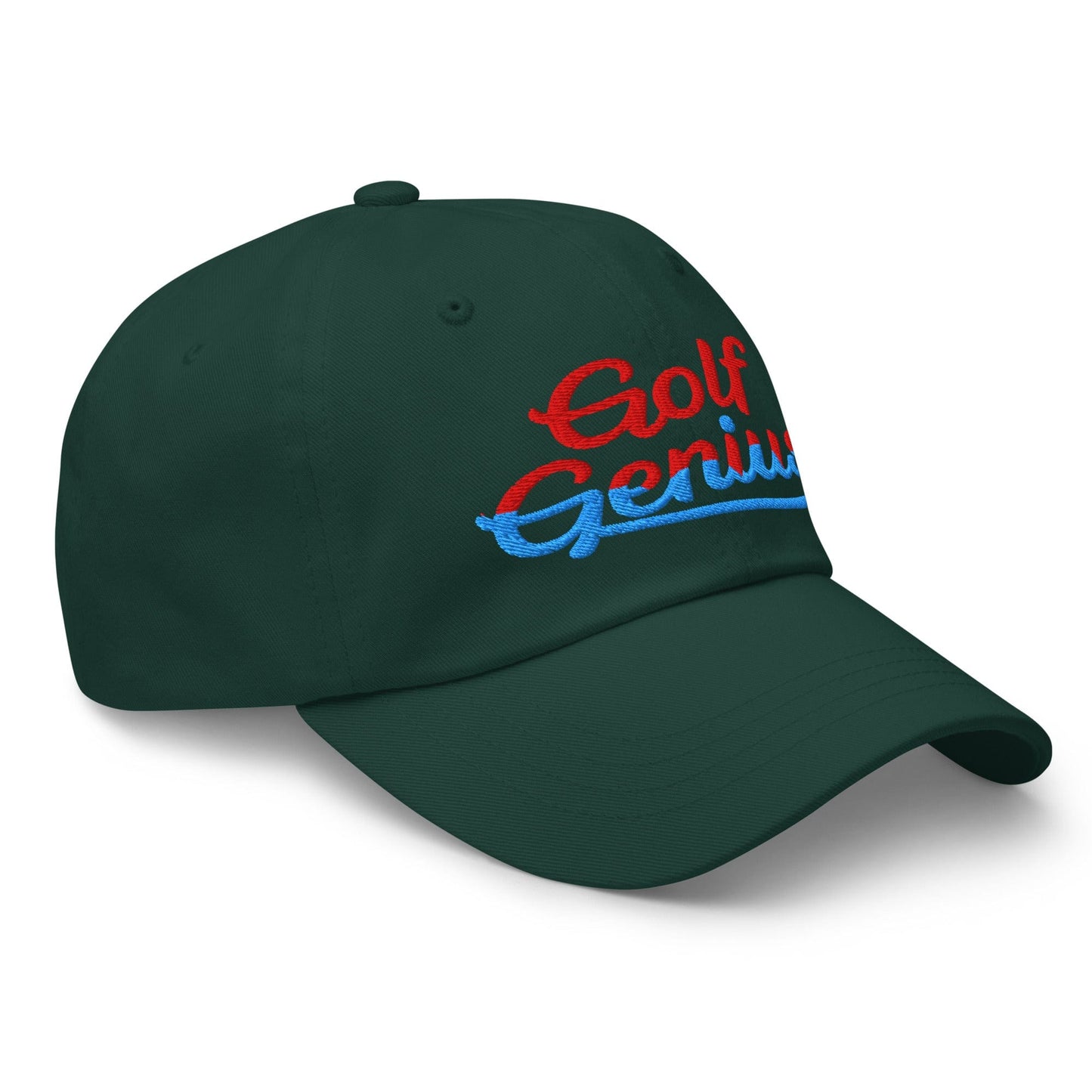 Golf Genius Quirky Fun Spirit Embroidered Golf Cap - Funny Golf Tee by Swing Epic