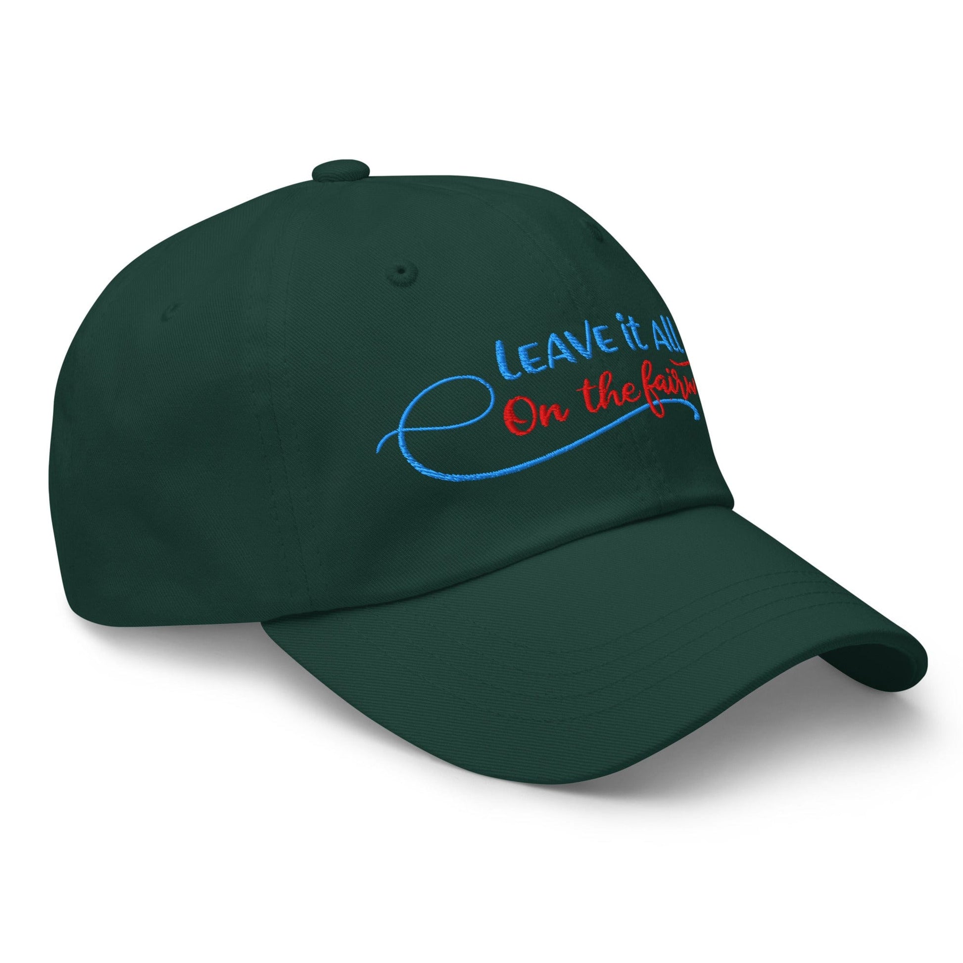 Leave it All on The Fairway Fun and Unique Embroidered Golf Cap - Funny Golf Tee by Swing Epic