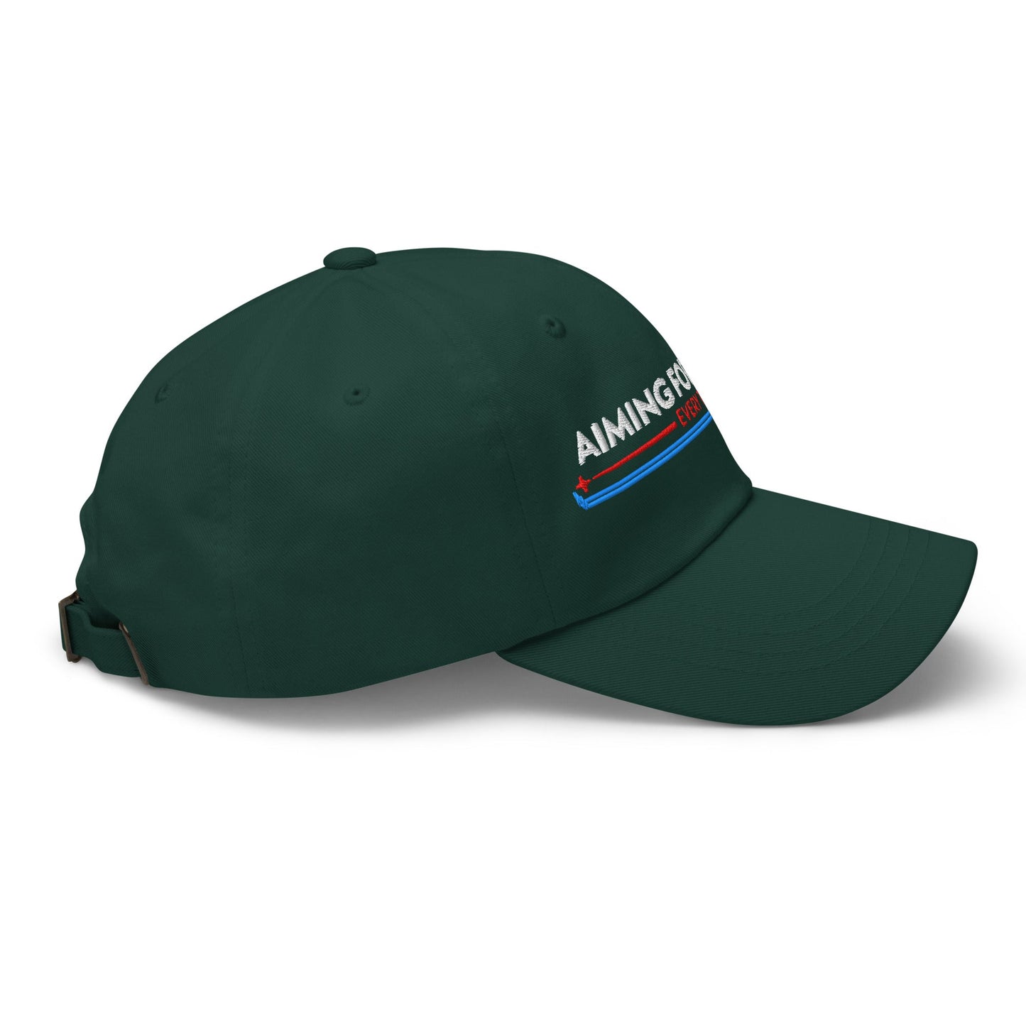 Aiming for the Pin Every Time Engaging Embroidered Golf Cap - Funny Golf Tee by Swing Epic