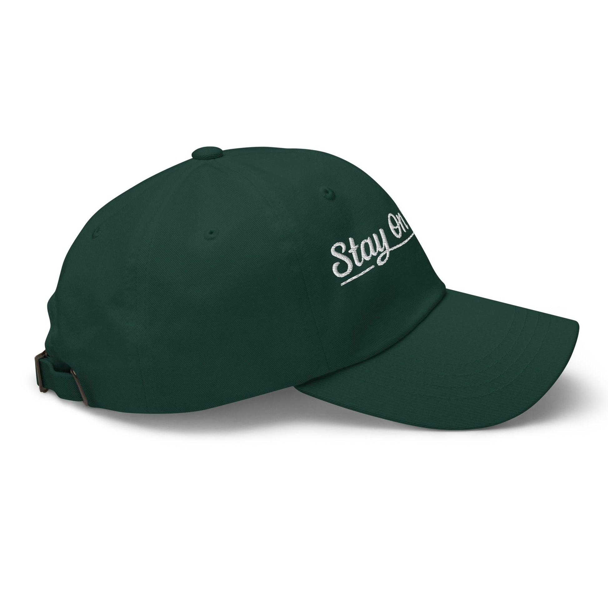 Stay On Course Embroidered Golf Cap - Funny Golf Tee by Swing Epic