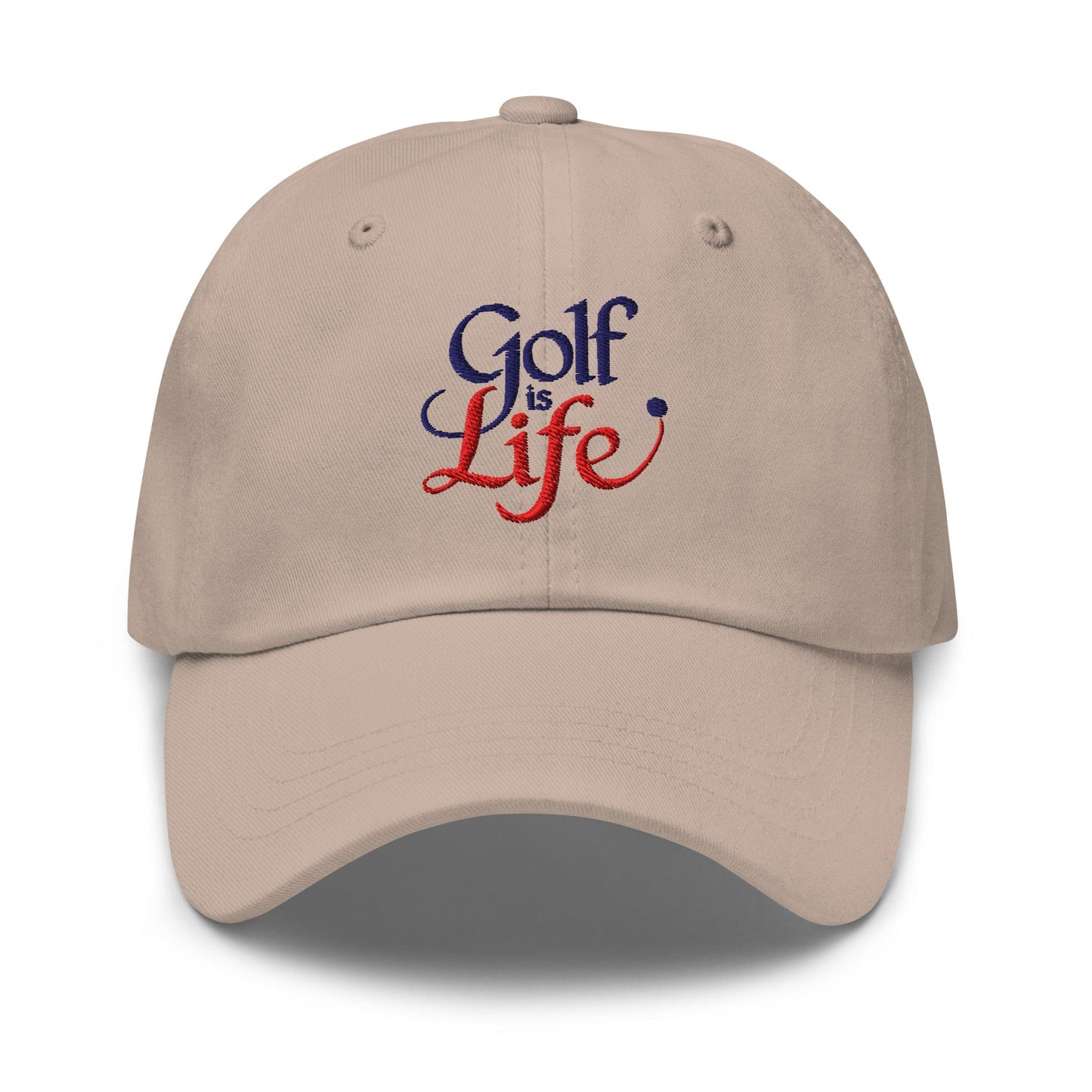 Golf is Life Embroidered Golf Cap - Funny Golf Tee by Swing Epic