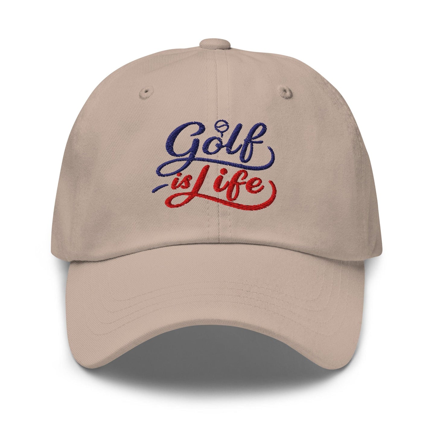 Golf is Life Embroidered Golf Cap - Funny Golf Tee by Swing Epic