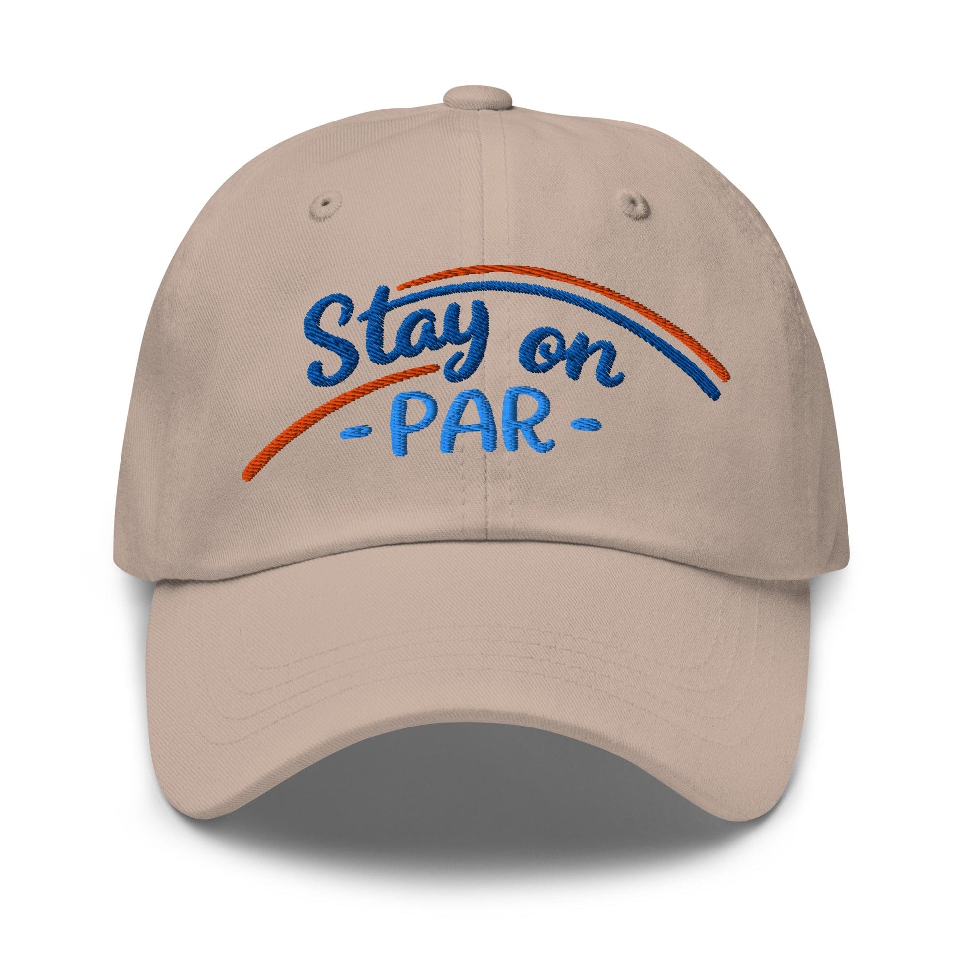 Stay on Par Embroidered Golf Cap - Funny Golf Tee by Swing Epic