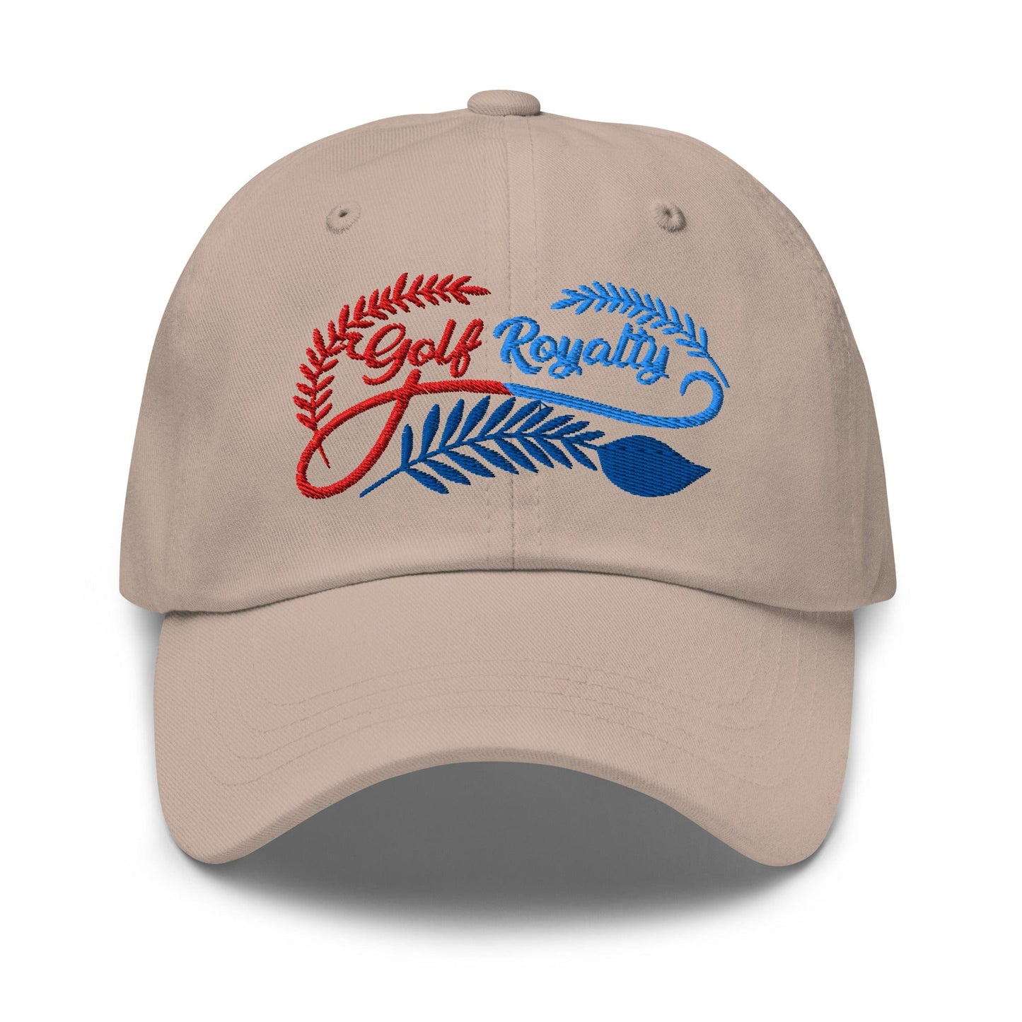 Golf Royalty Fun Design Embroidered Golf Cap - Funny Golf Tee by Swing Epic