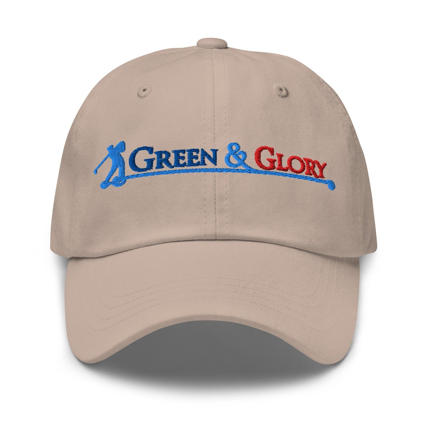 Green & Glory Embroidered Golf Cap - Funny Golf Tee by Swing Epic