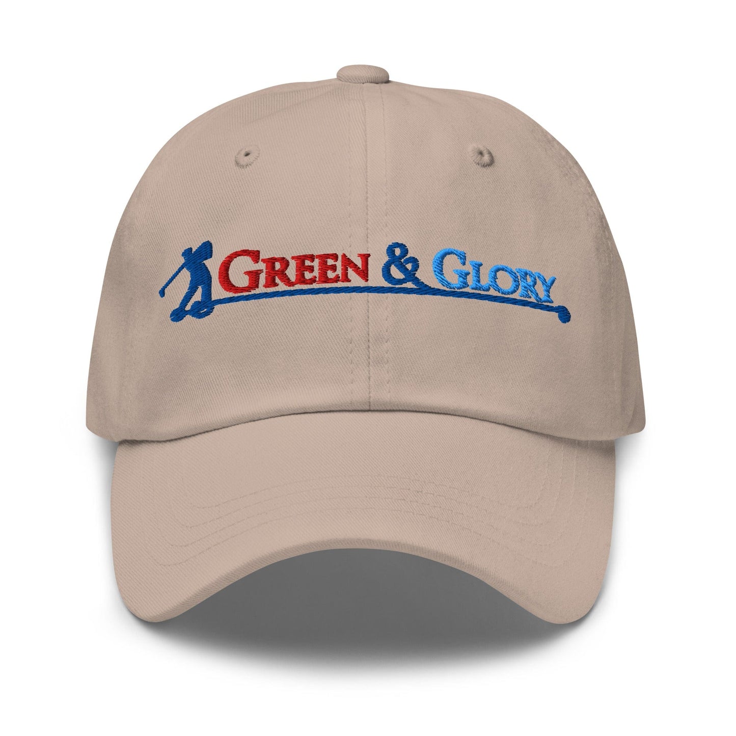 Green & Glory Embroidered Golf Cap - Funny Golf Tee by Swing Epic