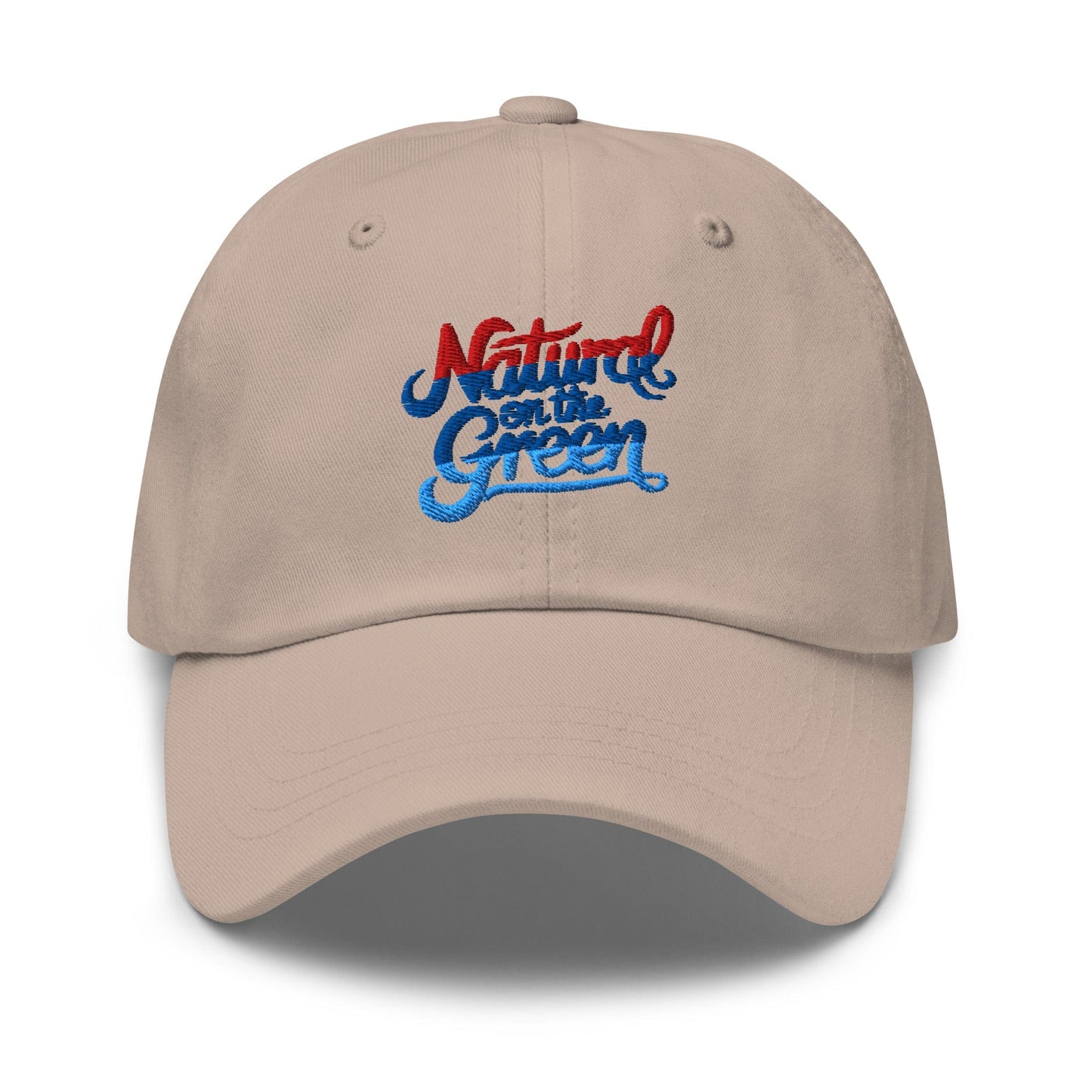 Natural on the Green Fun Embroidered Golf Cap - Funny Golf Tee by Swing Epic