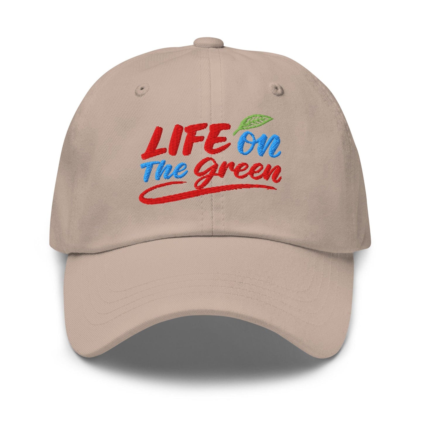 LIFE on The Green Embroidered Golf Cap - Funny Golf Tee by Swing Epic