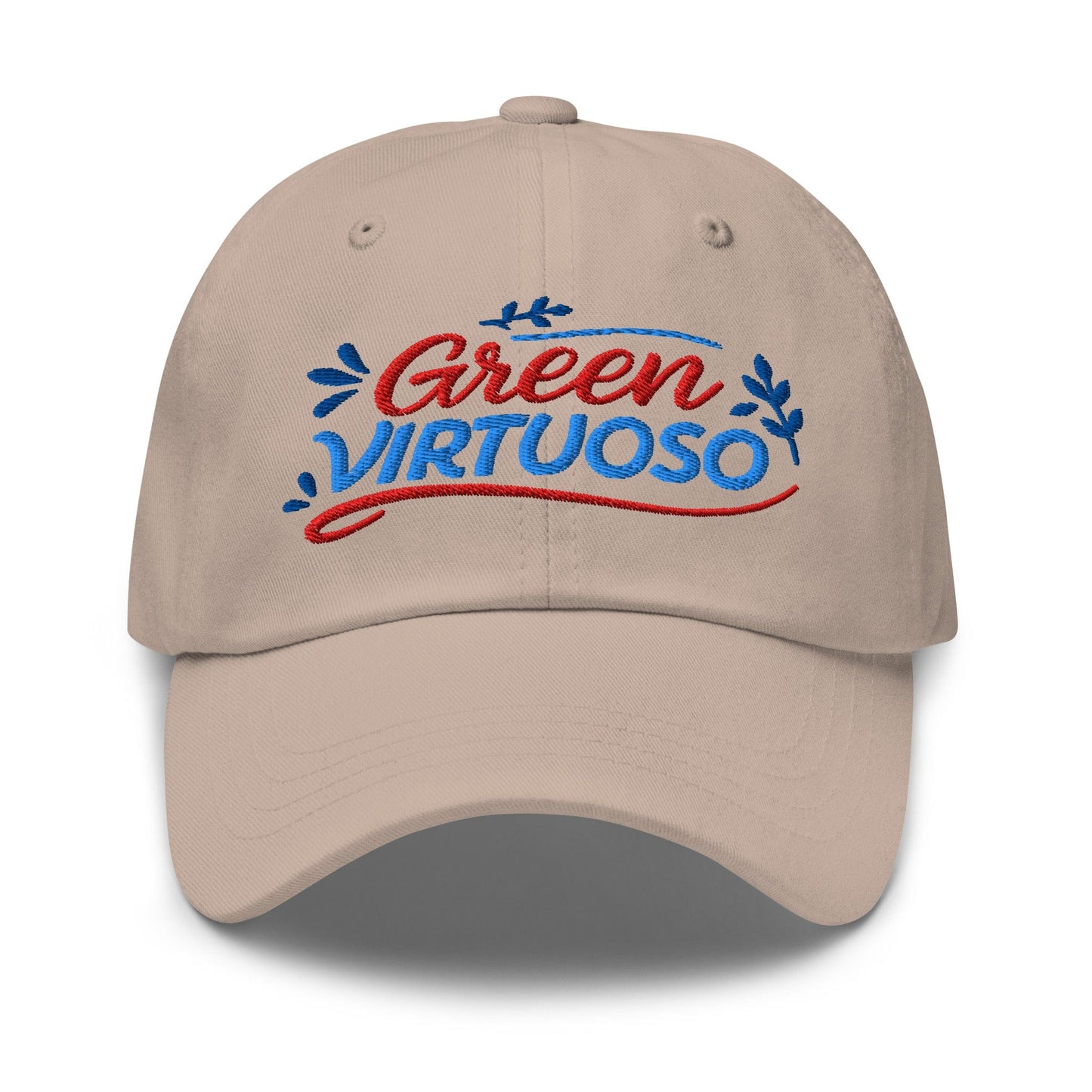 Green Virtuoso Masterpiece Design Embroidered Golf Cap - Funny Golf Tee by Swing Epic