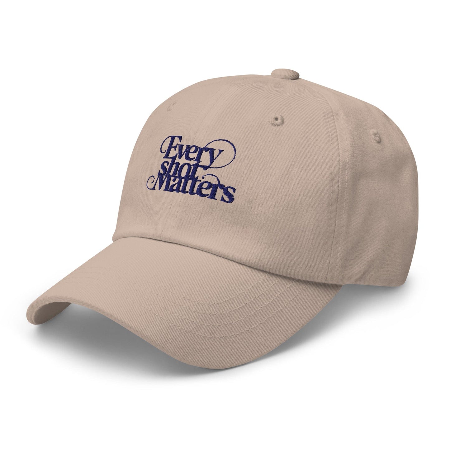 Every Shot Matters Fun Quirky Spirit Embroidered Golf Cap - Funny Golf Tee by Swing Epic