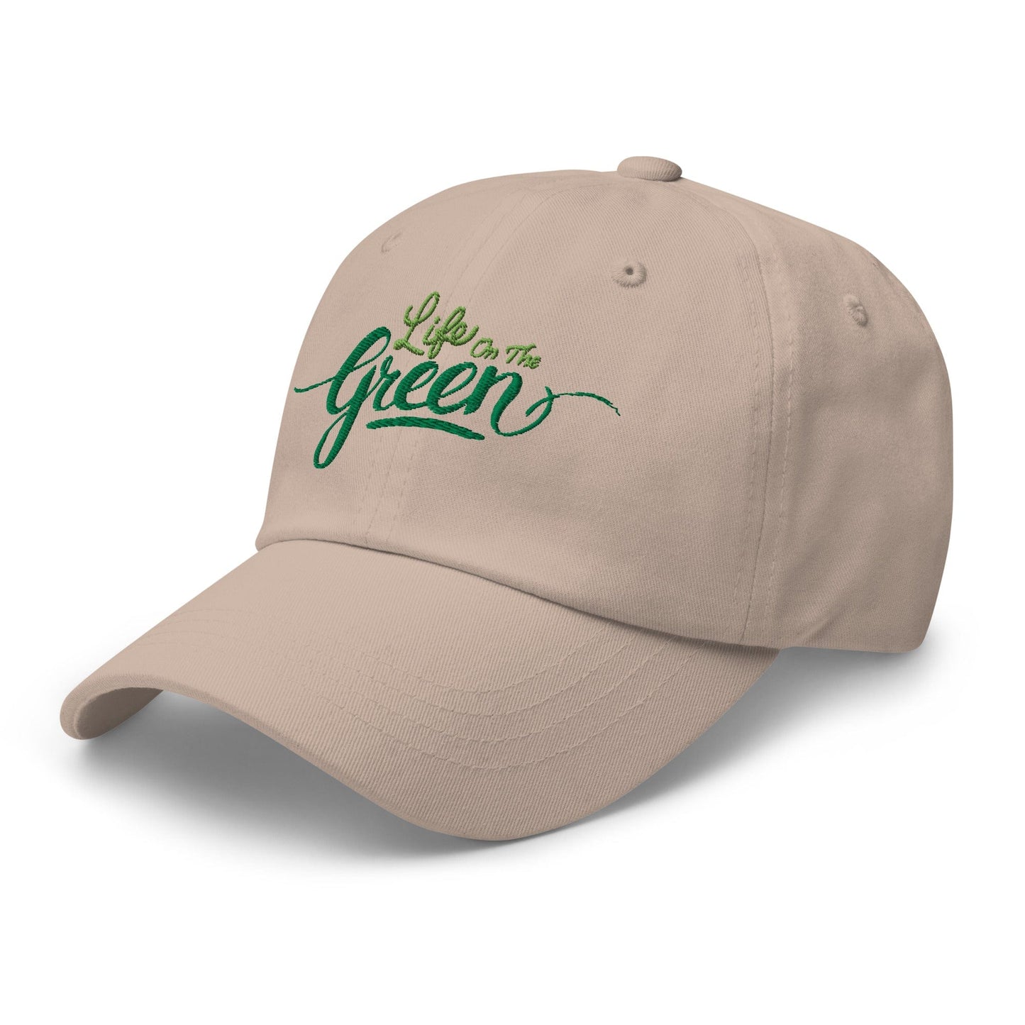 Life on the Green Embroidered Golf Cap - Funny Golf Tee by Swing Epic