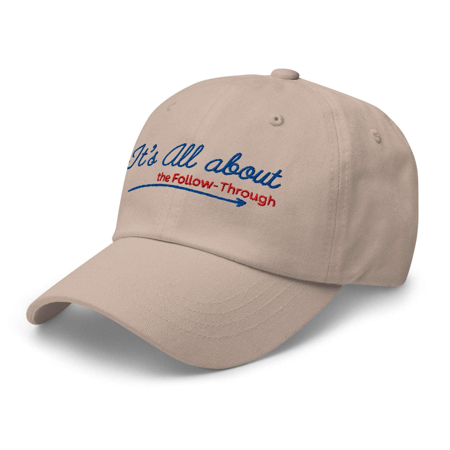 It's All About the Follow-Through Embroidered Golf Cap - Funny Golf Tee by Swing Epic
